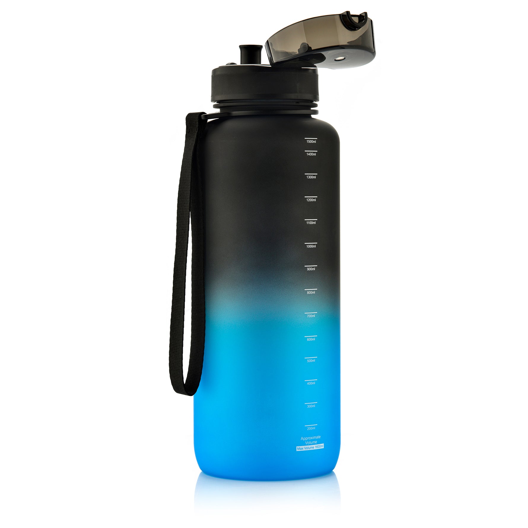 Meteor ūdens pudele 1500 ml black/blue
