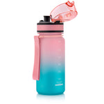 Meteor ūdens pudele 350 ml pink/turquoise