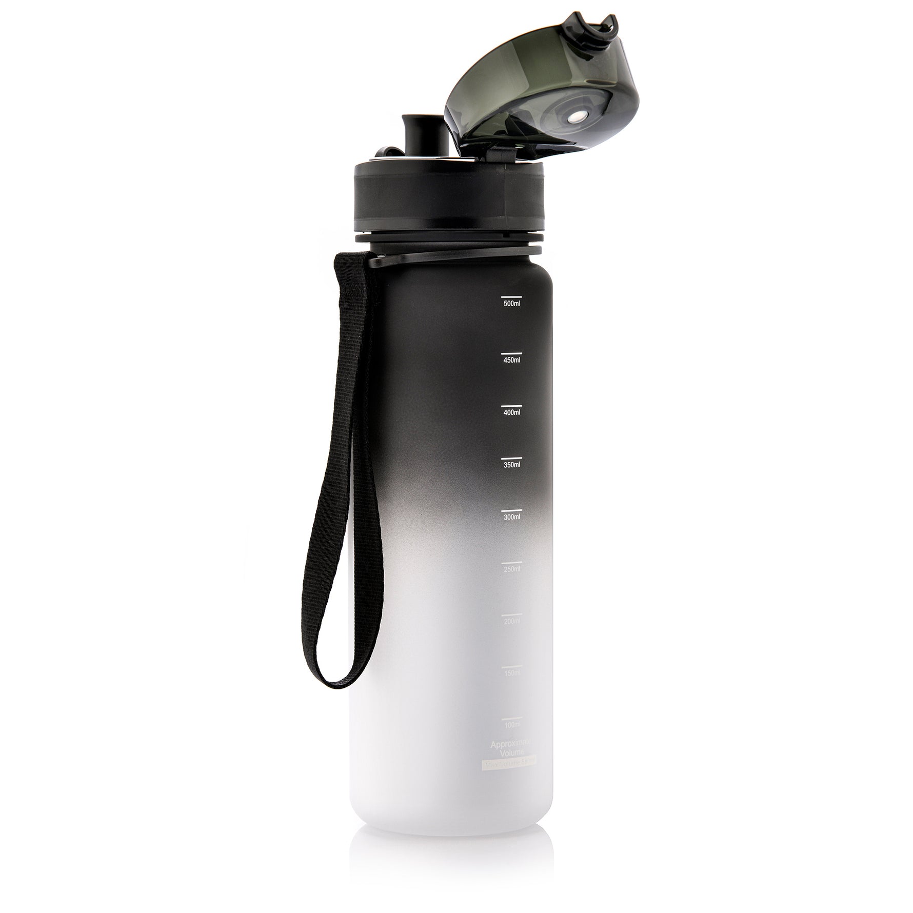 Meteor ūdens pudele 500 ml black/white
