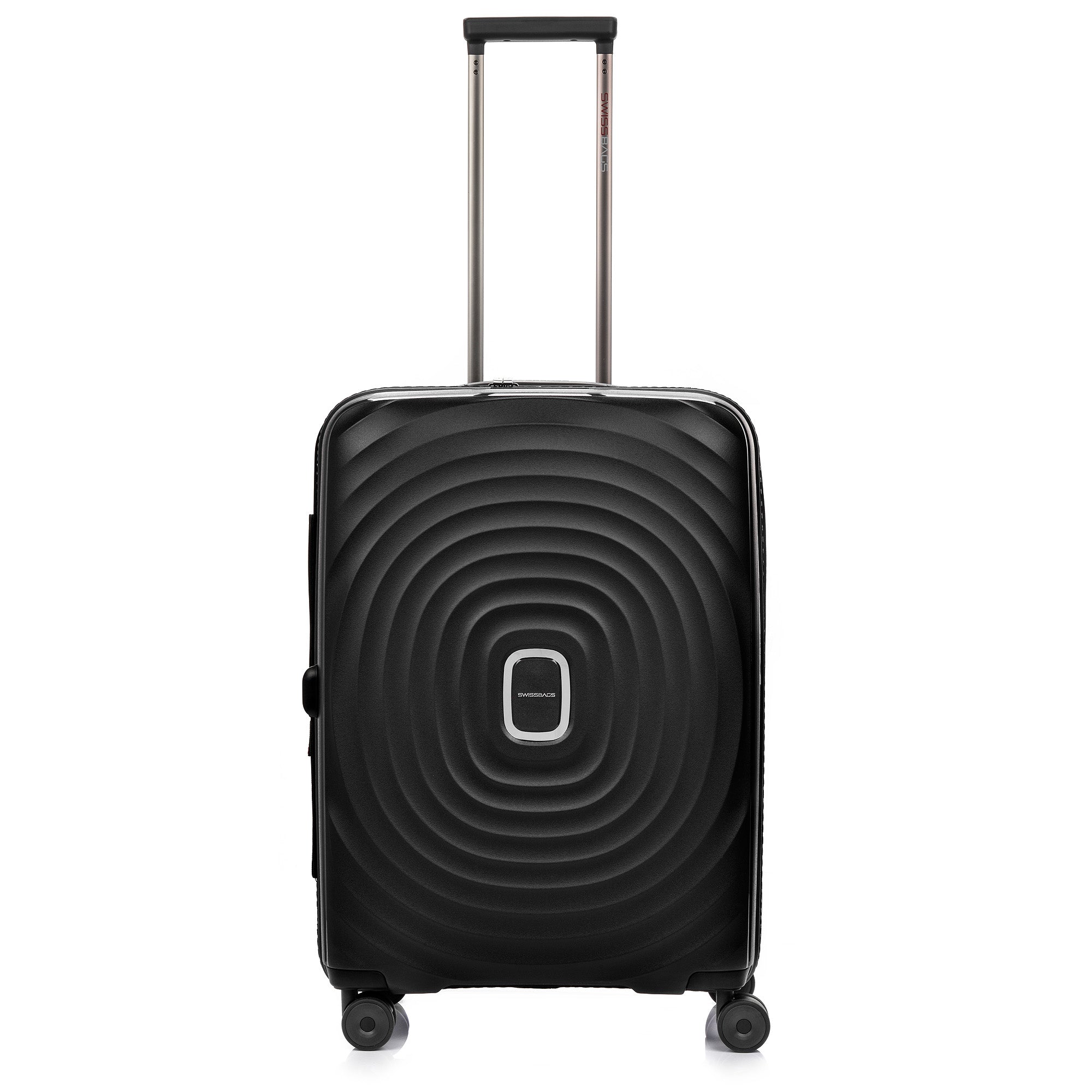 SwissBags Echo Medium ceļojumu koferis 67cm melns