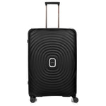 L ceļojumu koferis SwissBags Echo 77cm melns