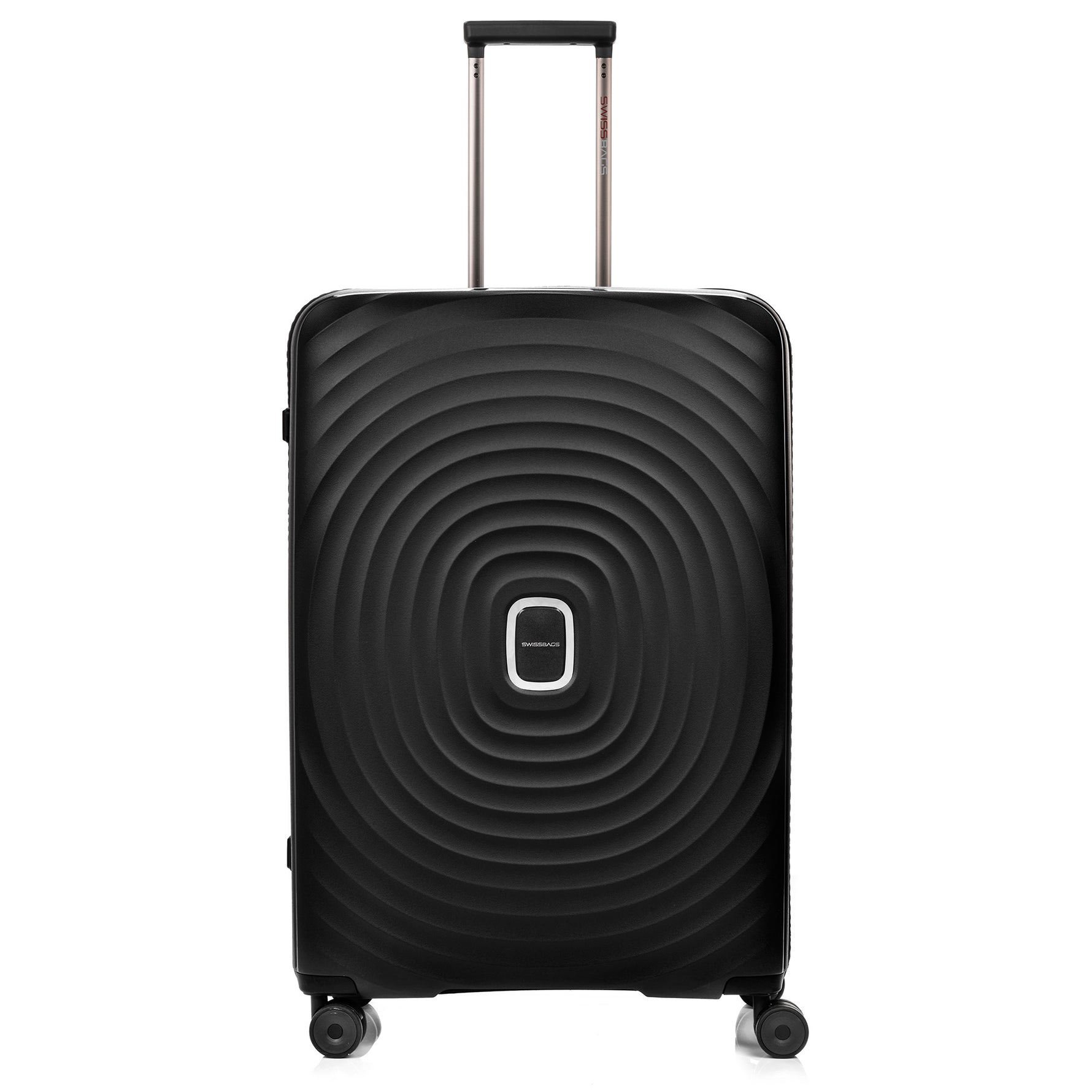 L ceļojumu koferis SwissBags Echo 77cm melns