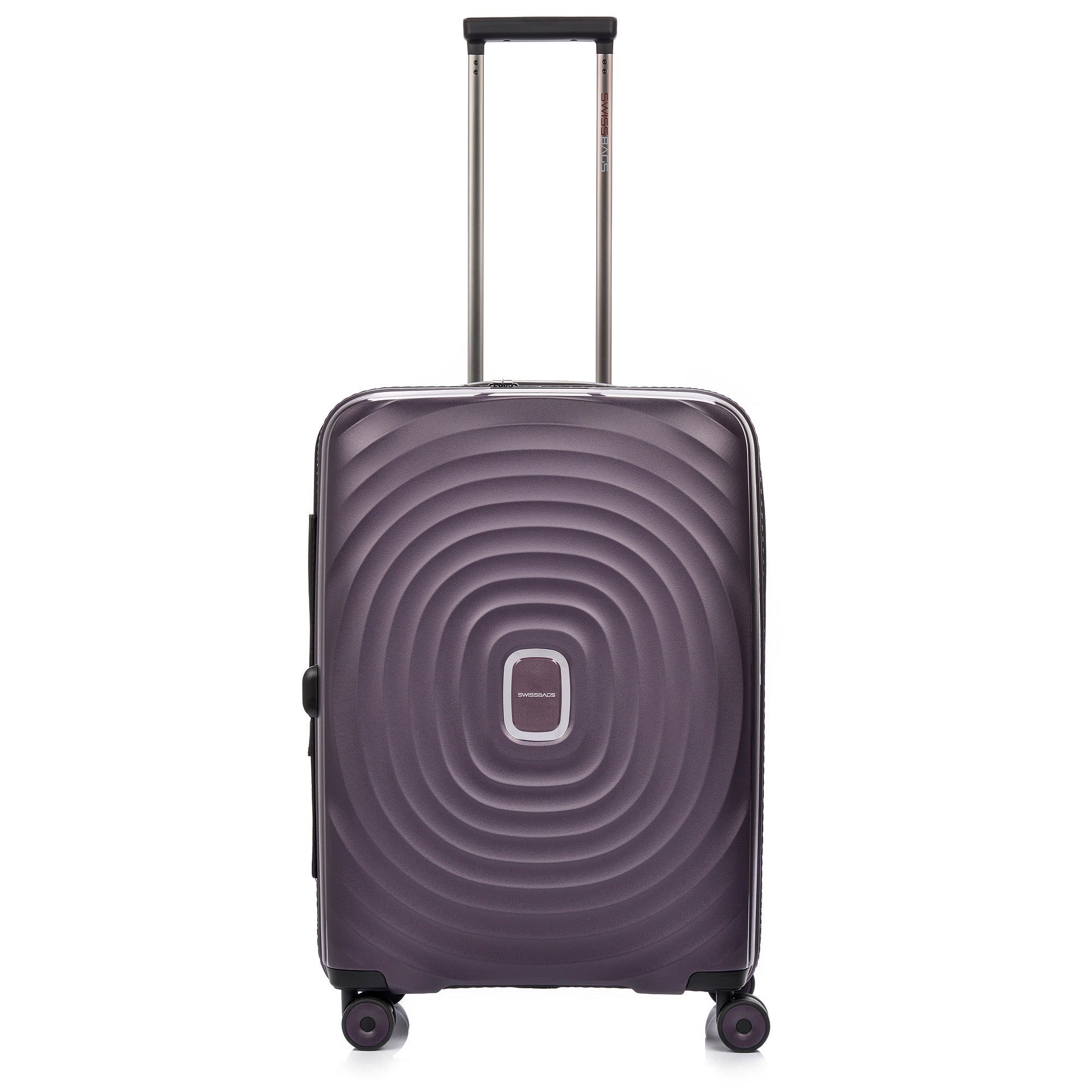 SwissBags Echo Medium ceļojumu koferis 67cm violets