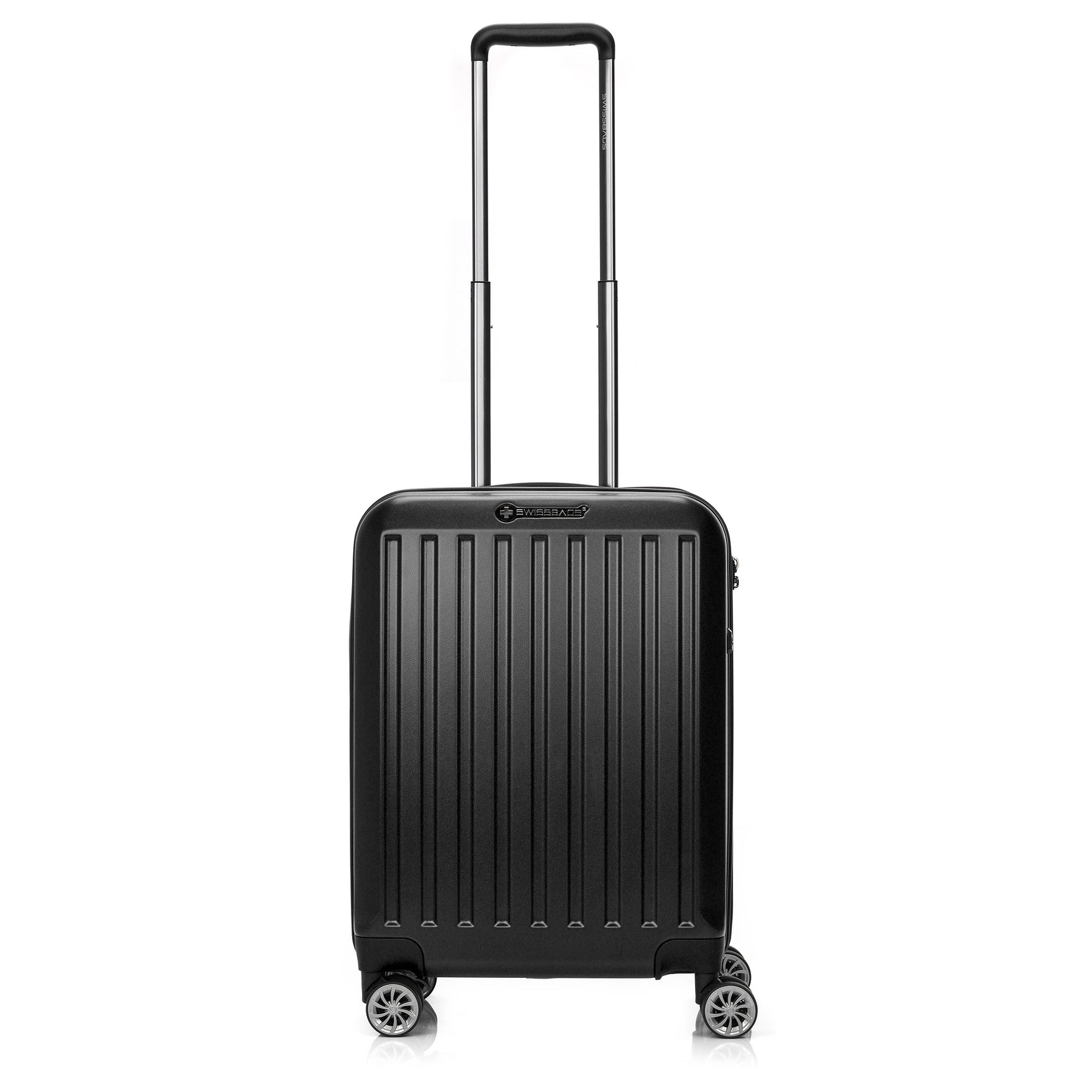 SwissBags Cosmos kabīnes čemodāns 55cm melns