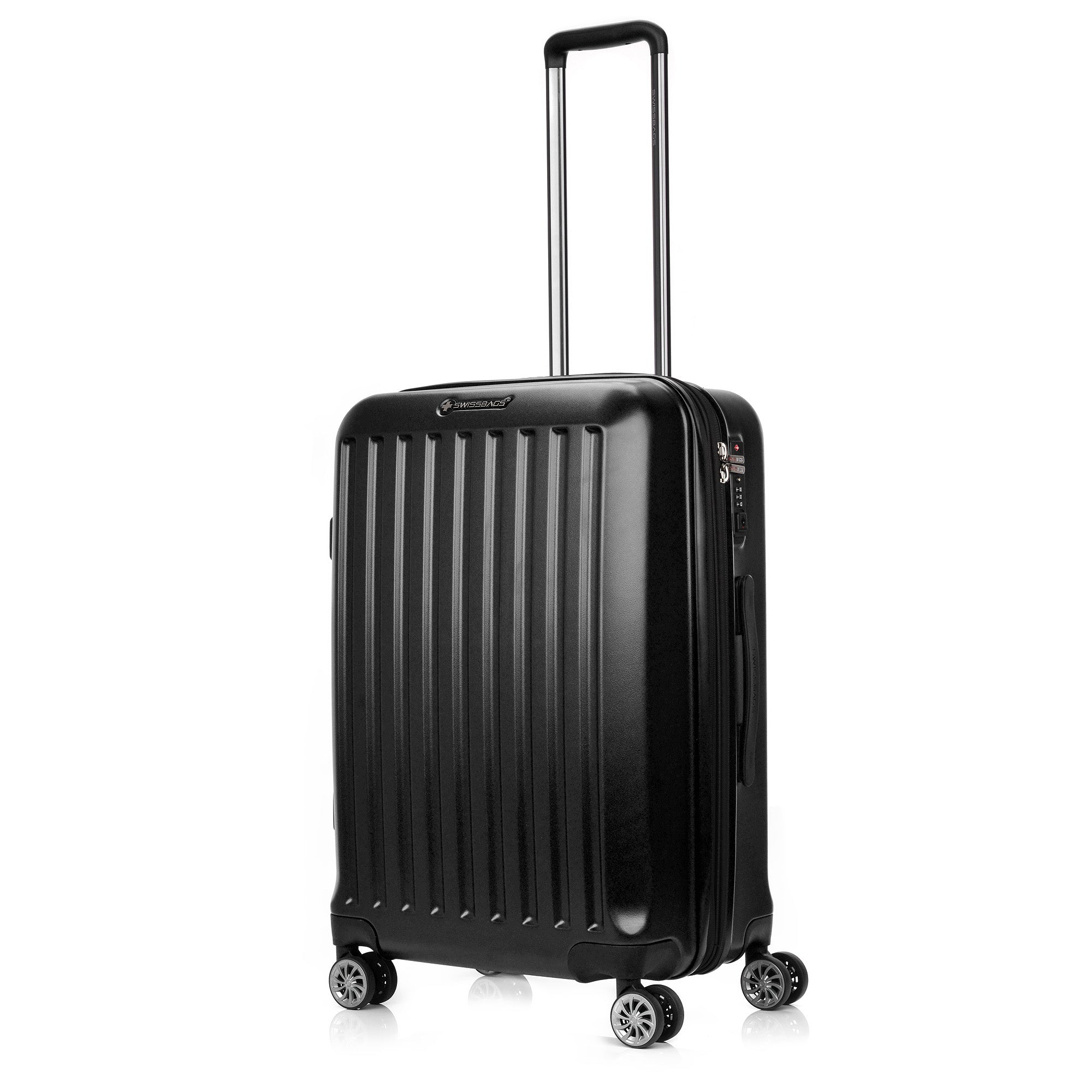 SwissBags Cosmos Medium čemodāns 65cm melns