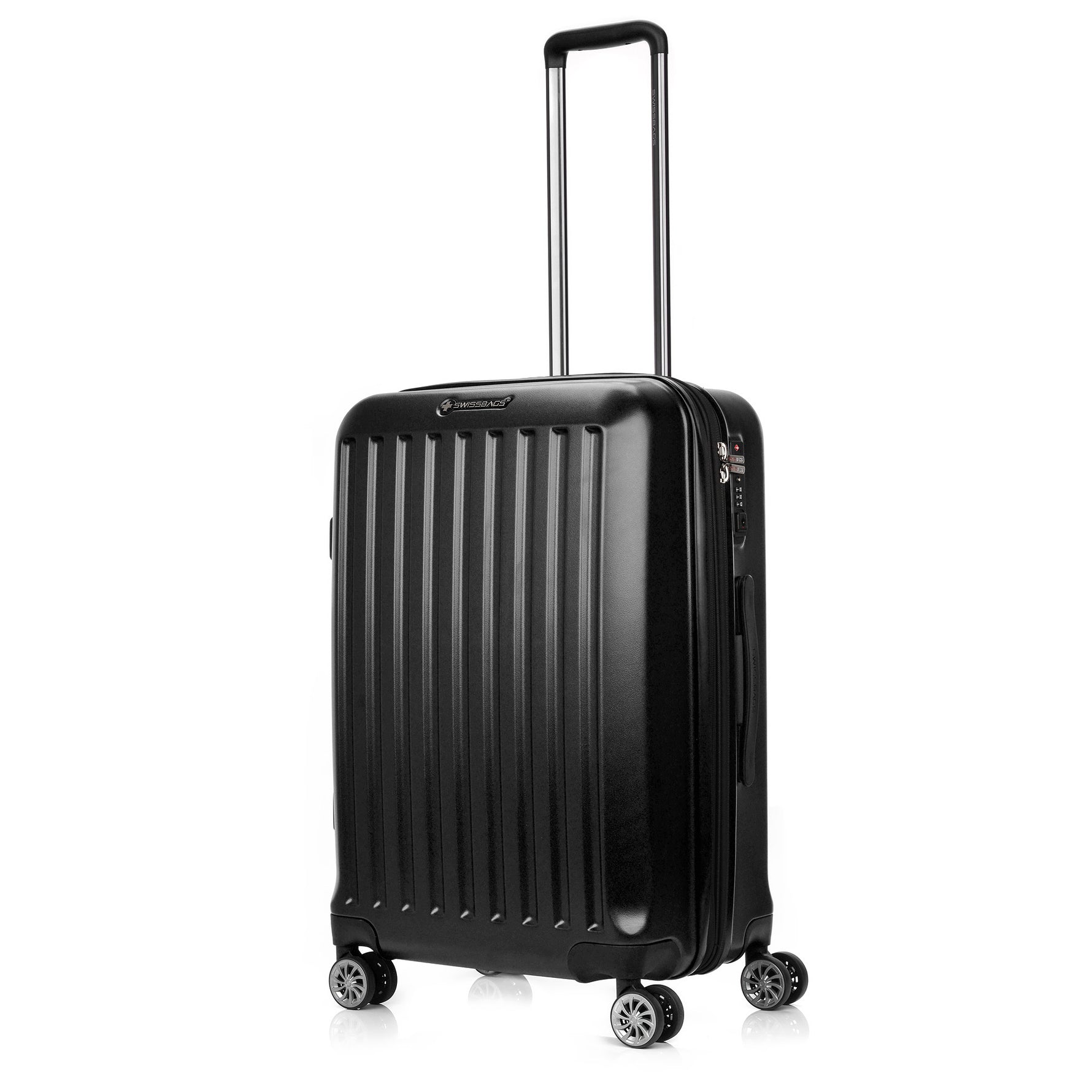 SwissBags Cosmos Medium čemodāns 65cm melns