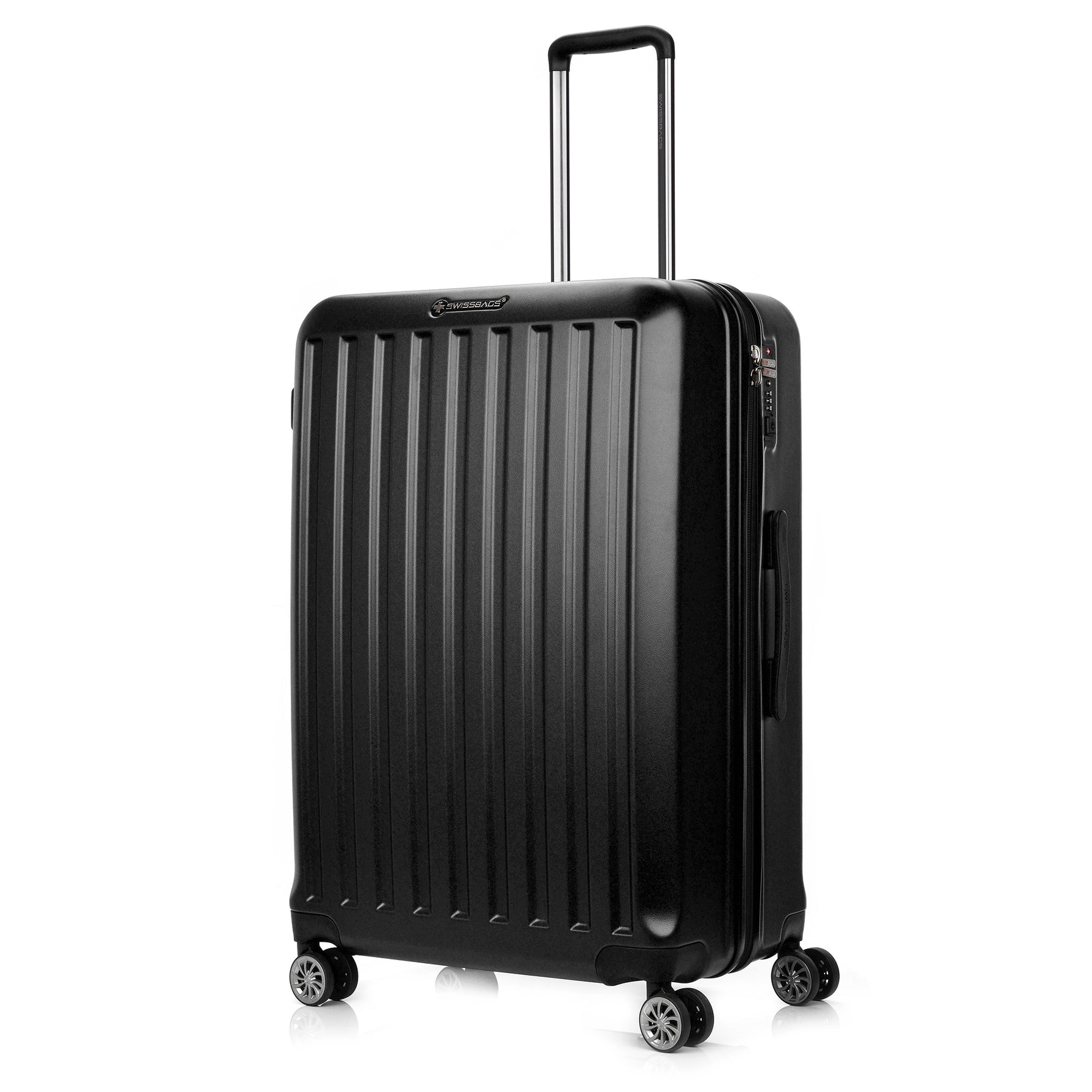 Liels čemodāns SwissBags Cosmos 75cm melns