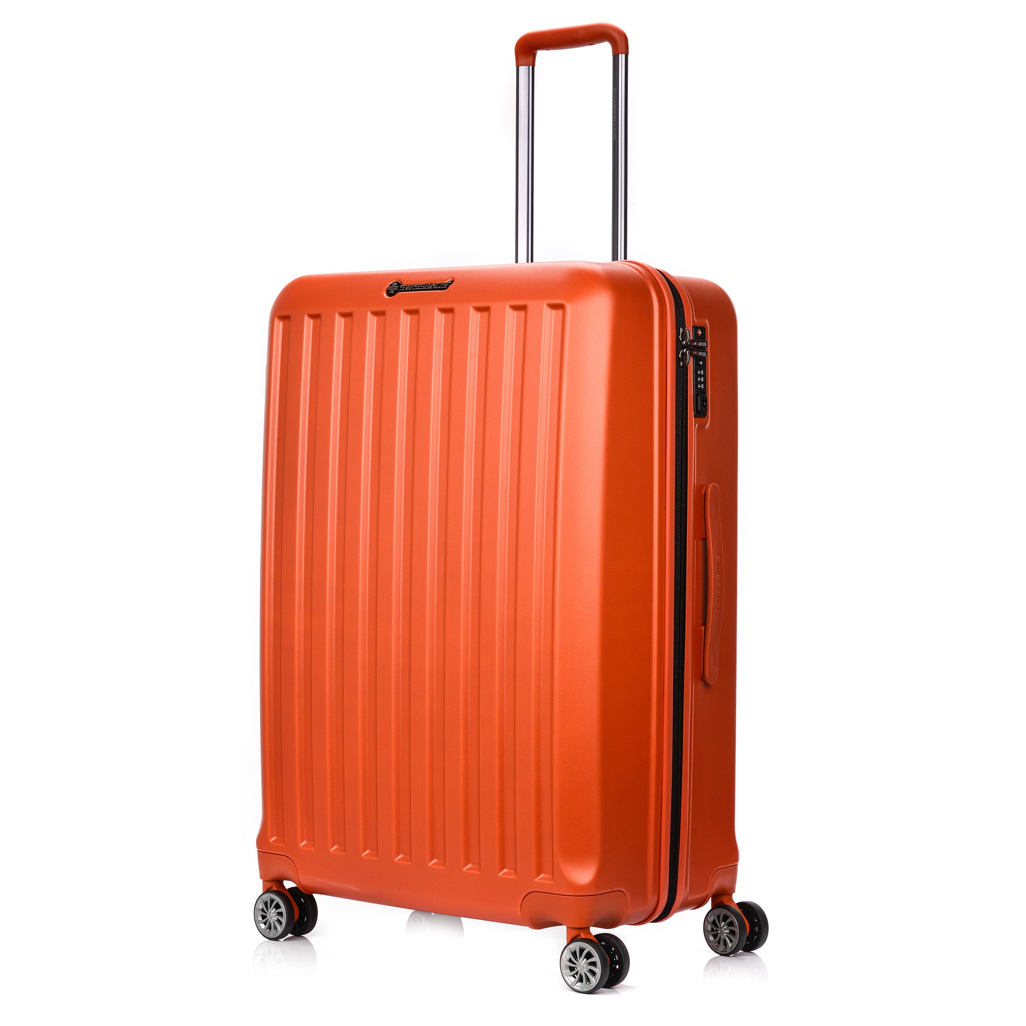 Liels čemodāns SwissBags Cosmos 75cm Tumši oranžs