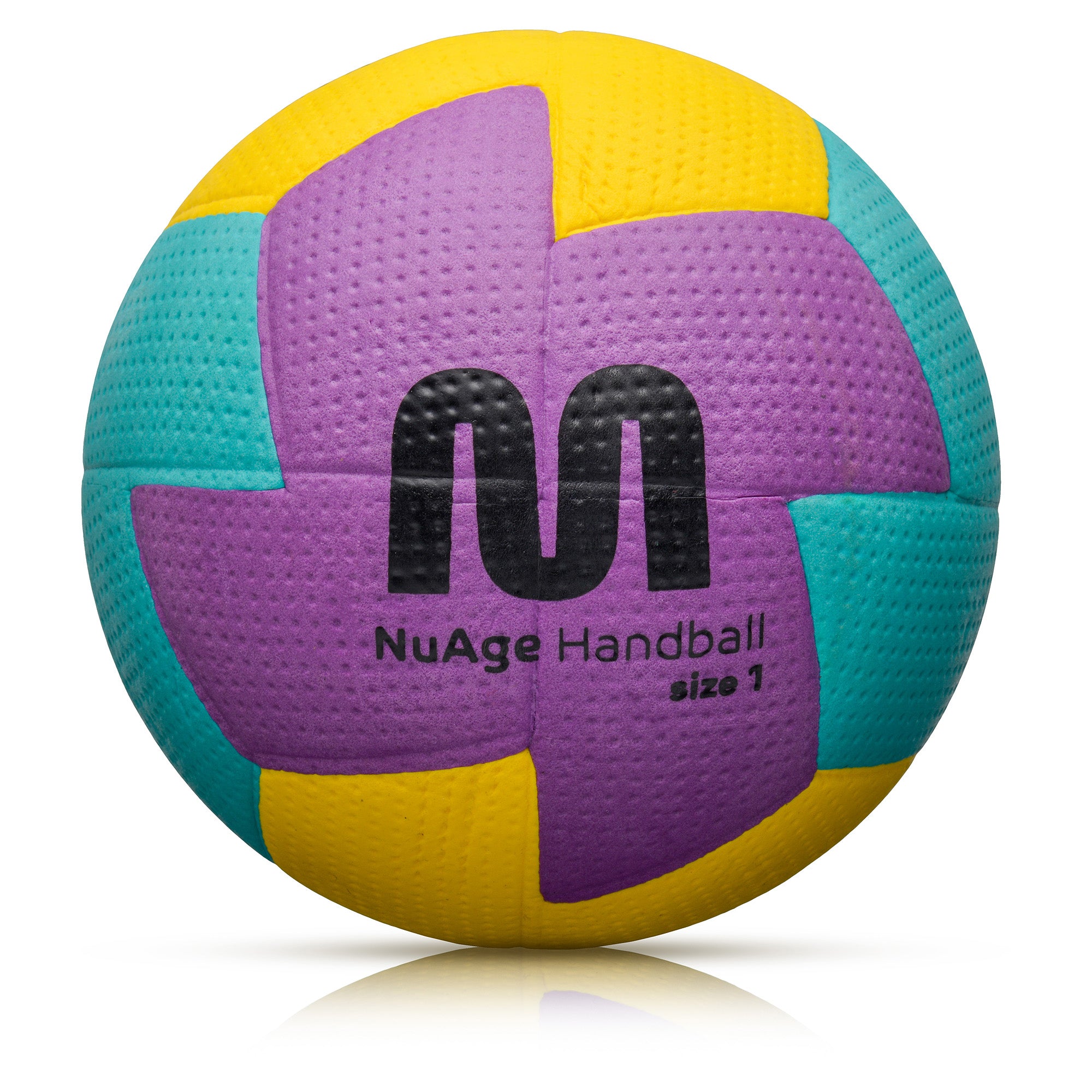 Handbola bumba Meteor Nuage junior 1 purple/blue/yellow