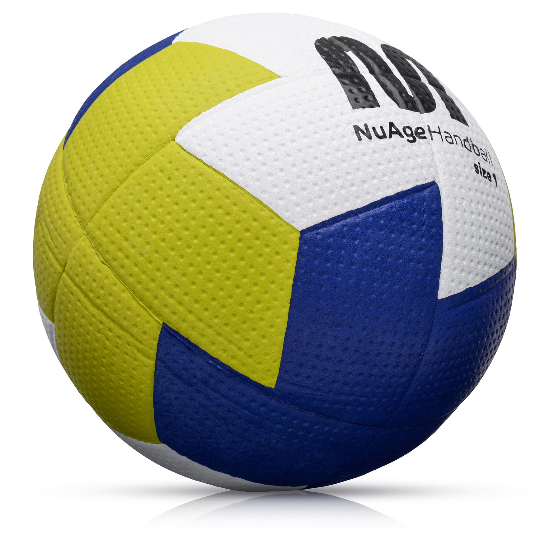 Handbola bumba Meteor Nuage junior 1 white/yellow/dark blue