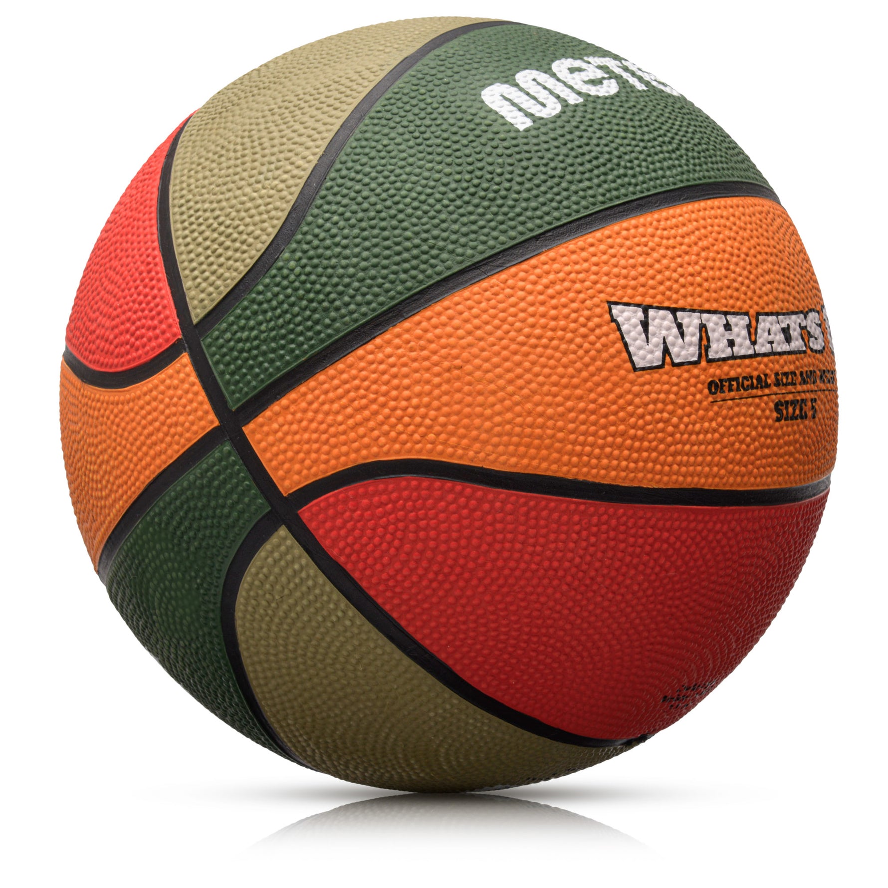 Basketbola bumba Meteor What's up 5 green/orange