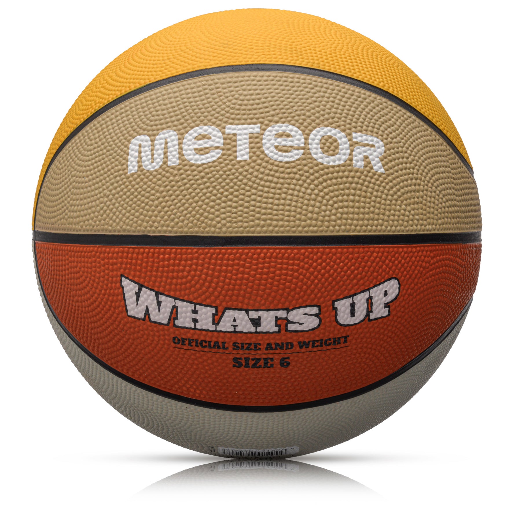 Basketbola bumba Meteor What's up 6 orange/belge