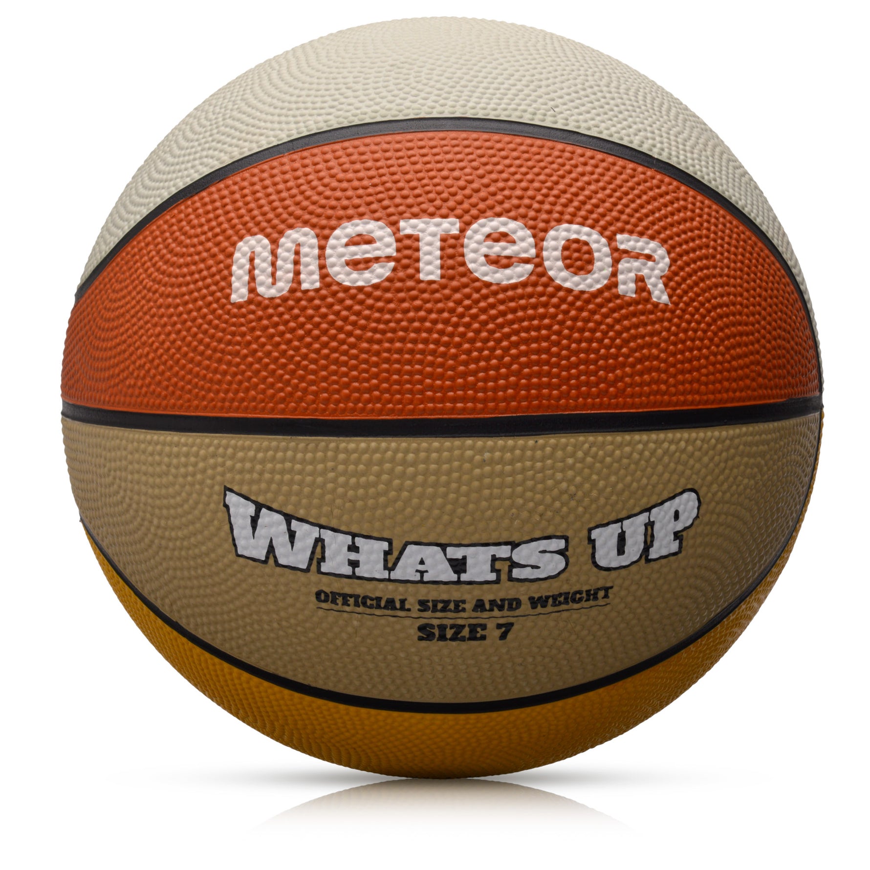 Basketbola bumba Meteor What's up 7 orange/belge