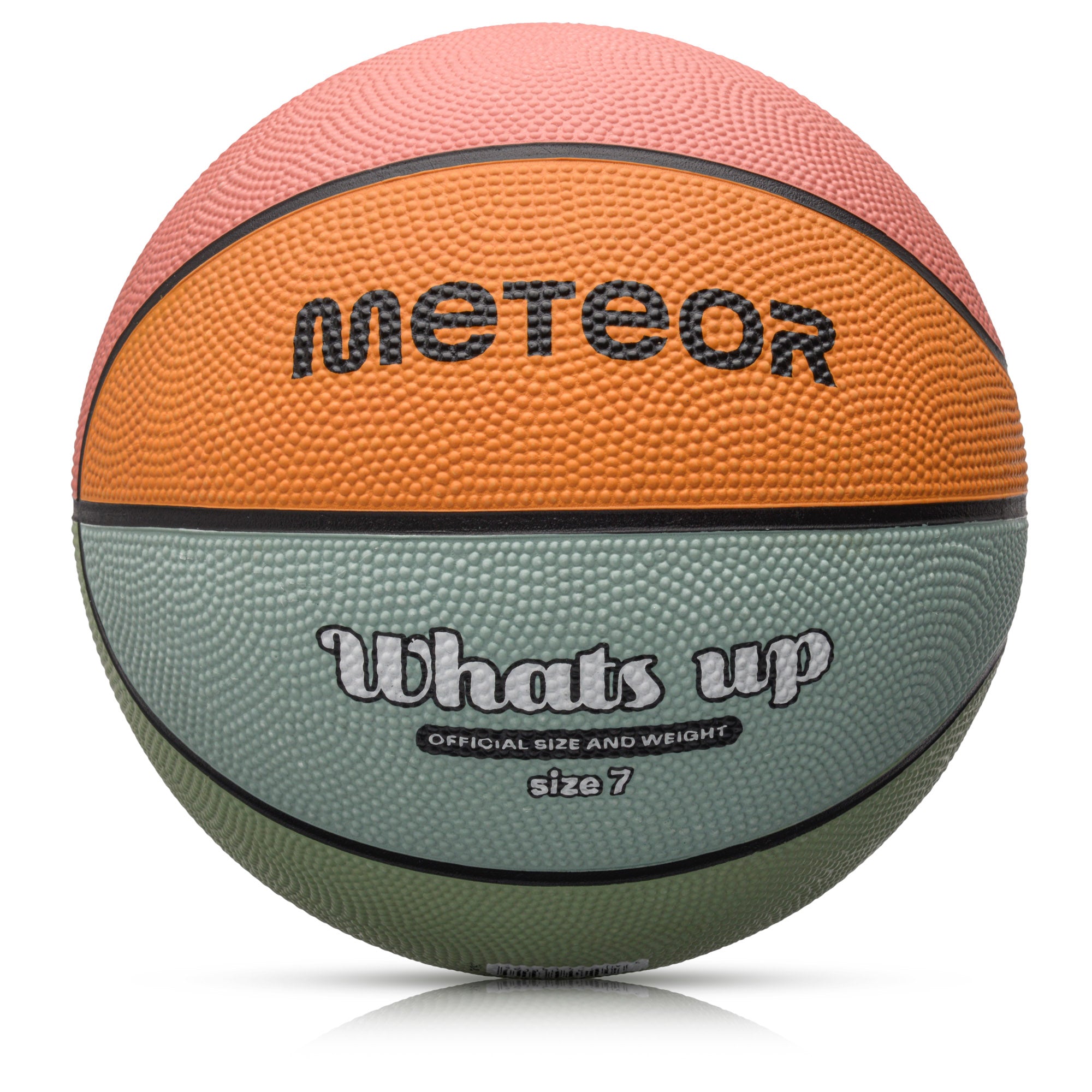 Basketbola bumba Meteor What's up 7 light blue/orange