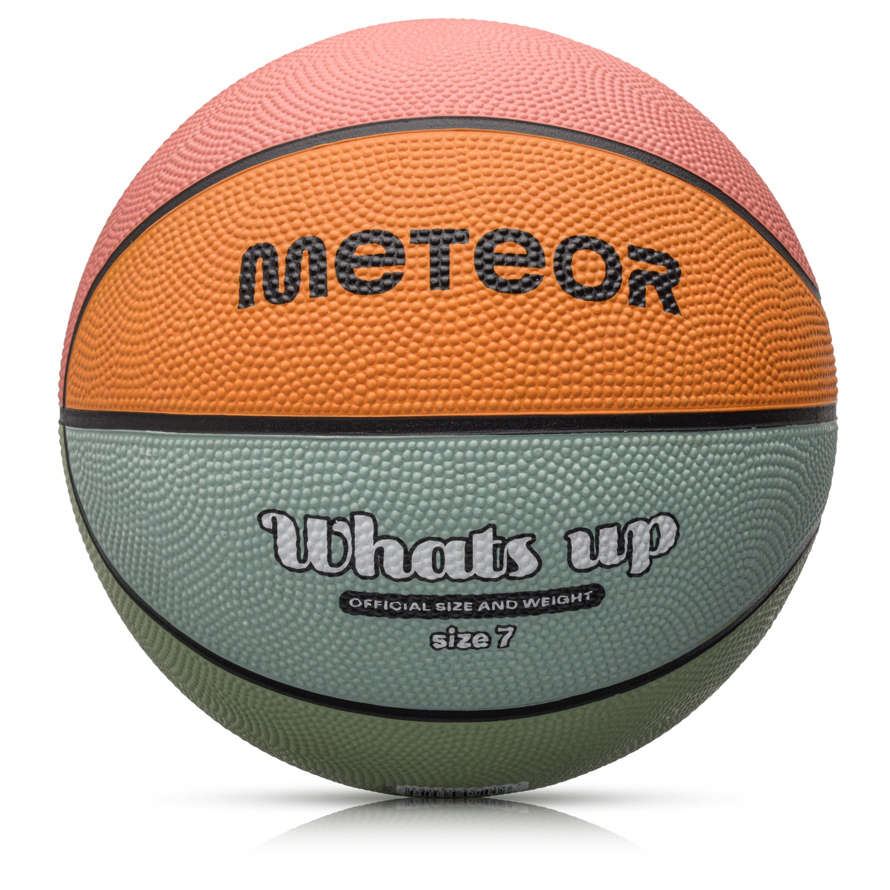 Basketbola bumba Meteor What's up 7 light blue/orange