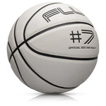 Basketbols Meteor Fluo balts/neona zils 7