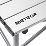 Meteor Bankada saliekamais galds sudrabs