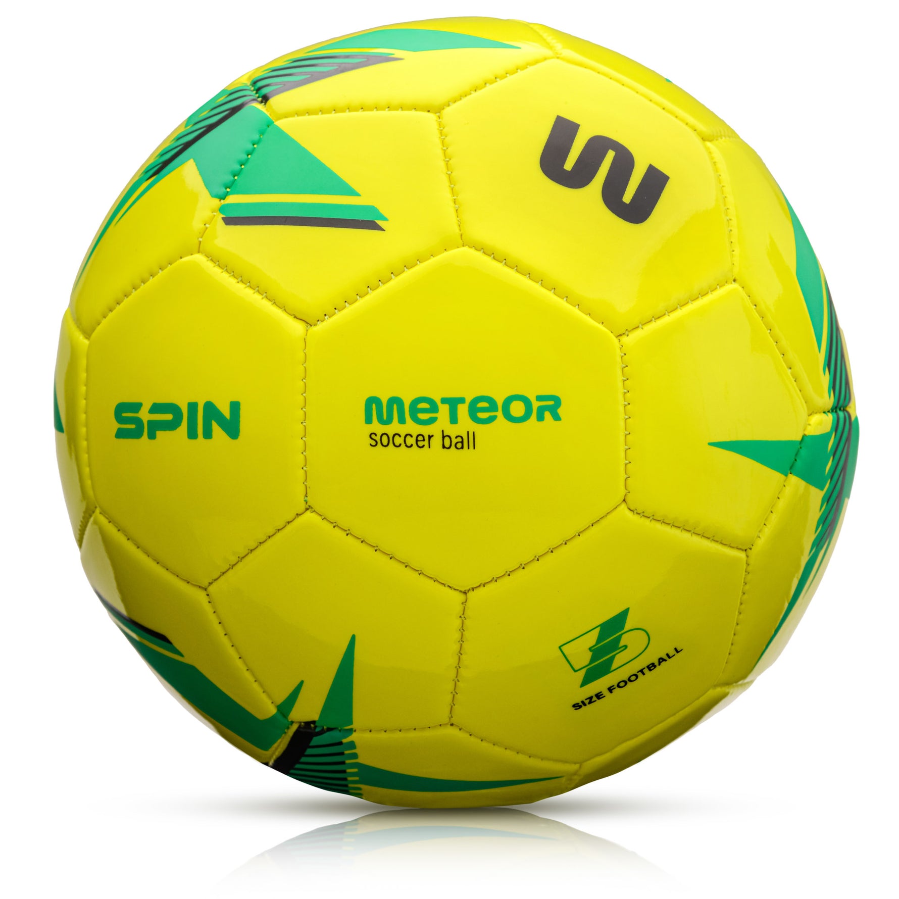 Futbola bumba Meteor Spin Football 5 yellow