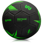 Futbola bumba Meteor Spin Football 5 black/green