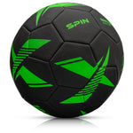 Futbola bumba Meteor Spin Football 5 black/green