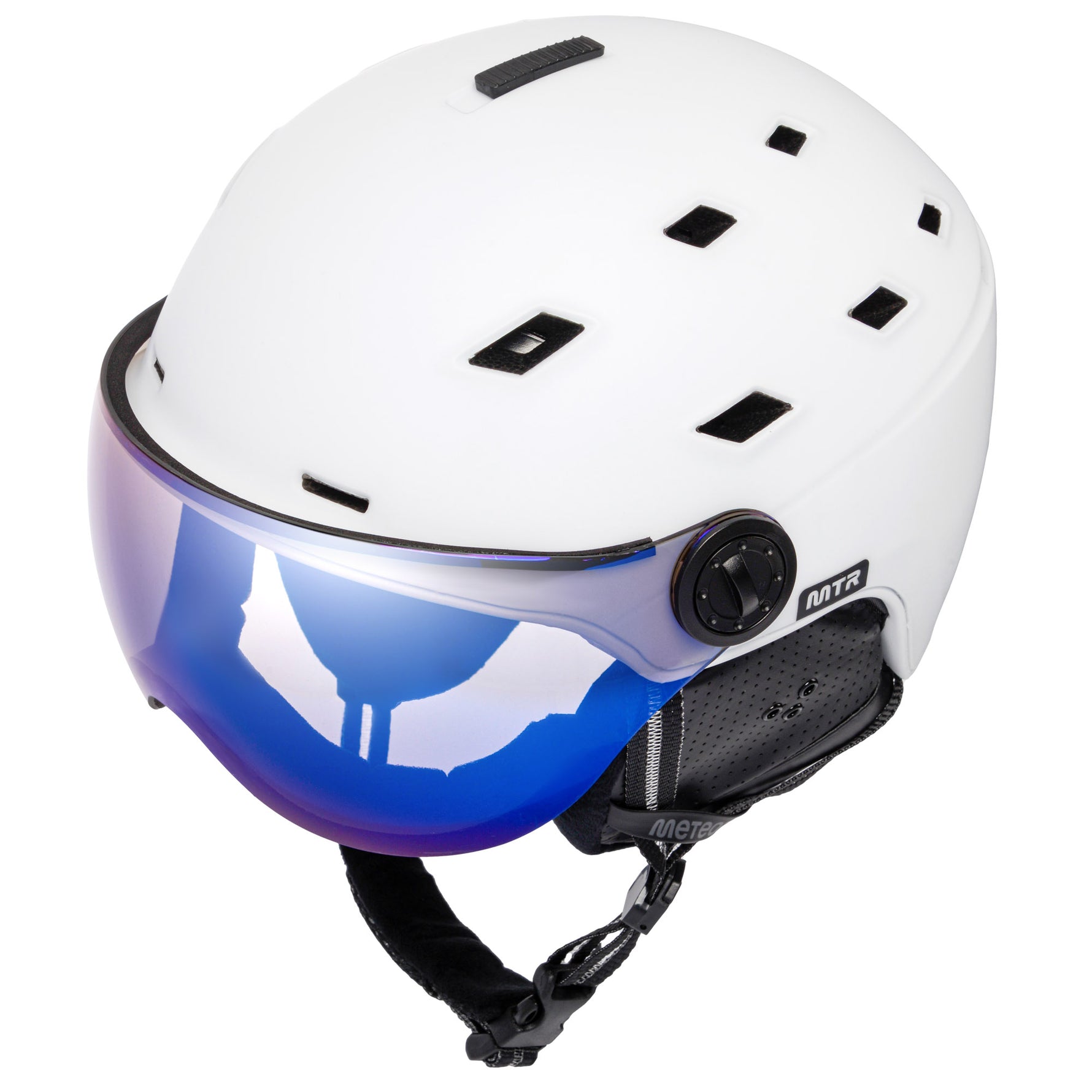 Slēpošanas / Snowborda ķivere Meteor Glide L 58-61 cm white