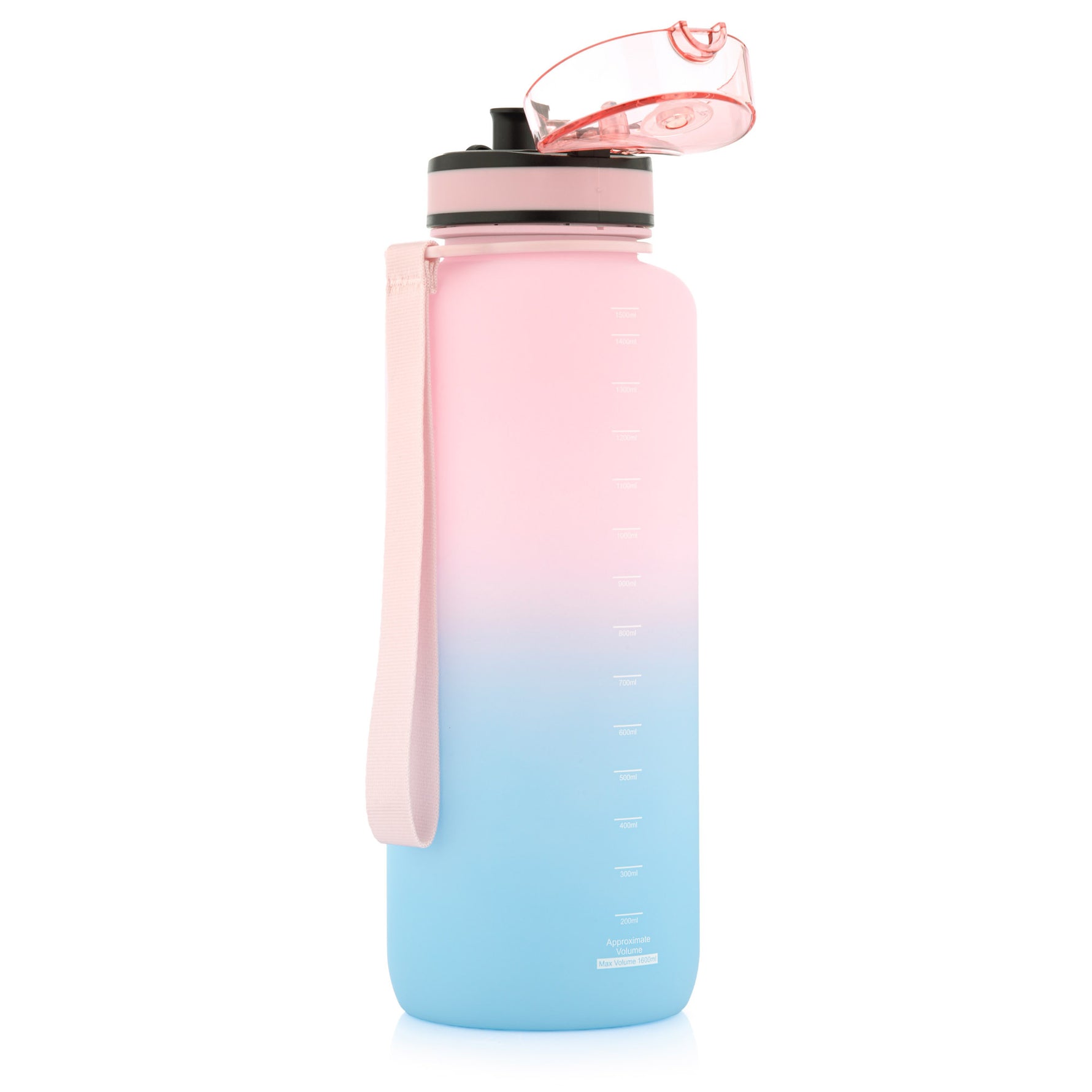 Ūdens pudele Sports water bottle Meteor 1500 ml pink/blue
