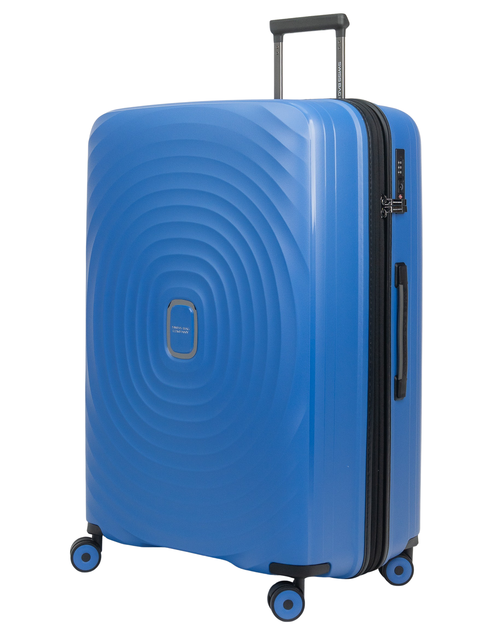 Liela soma SwissBags Echo 77 cm okeāna zilā krāsā