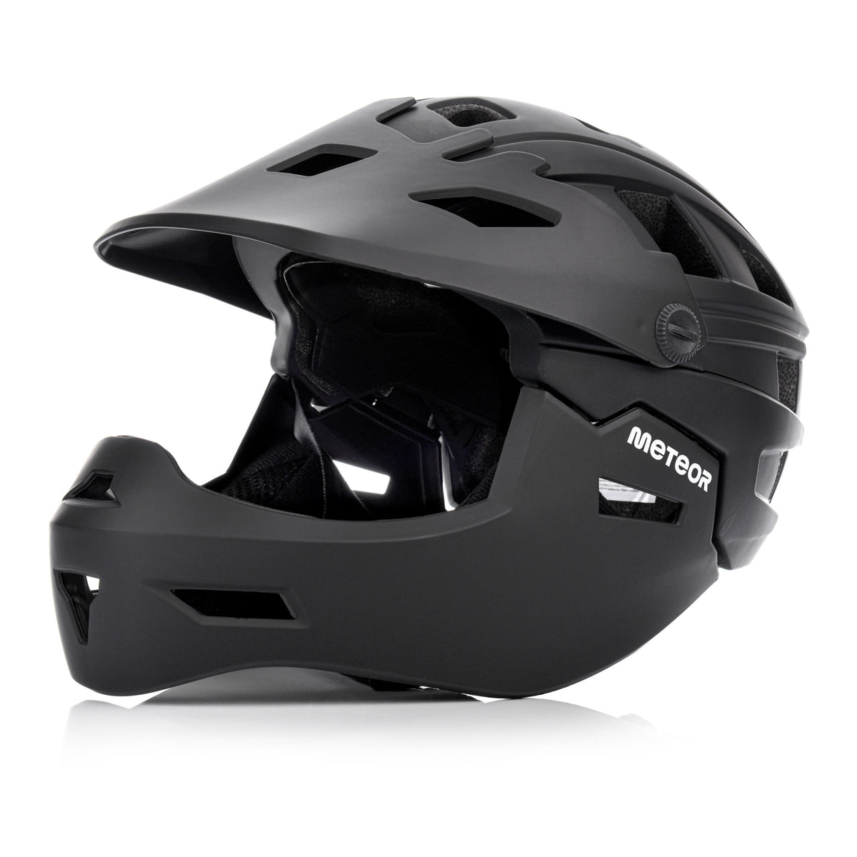 Pilnu seju nosedzoša veloķivere Meteor Hydra L 58-61 cm melna