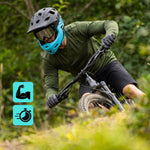 Pilnu seju nosedzoša veloķivere Meteor Hydra S 51-55 cm melna/zila