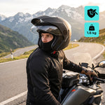Moto ķivere Meteor Hekato L 59-60 cm melna