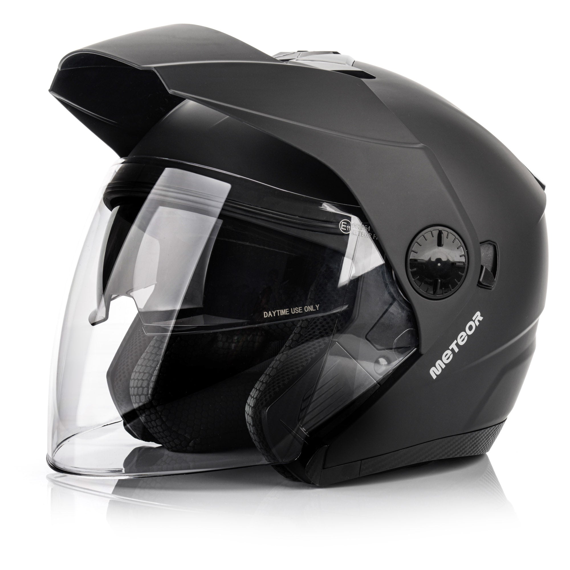 Moto ķivere Meteor Hekato XL 61 cm melna