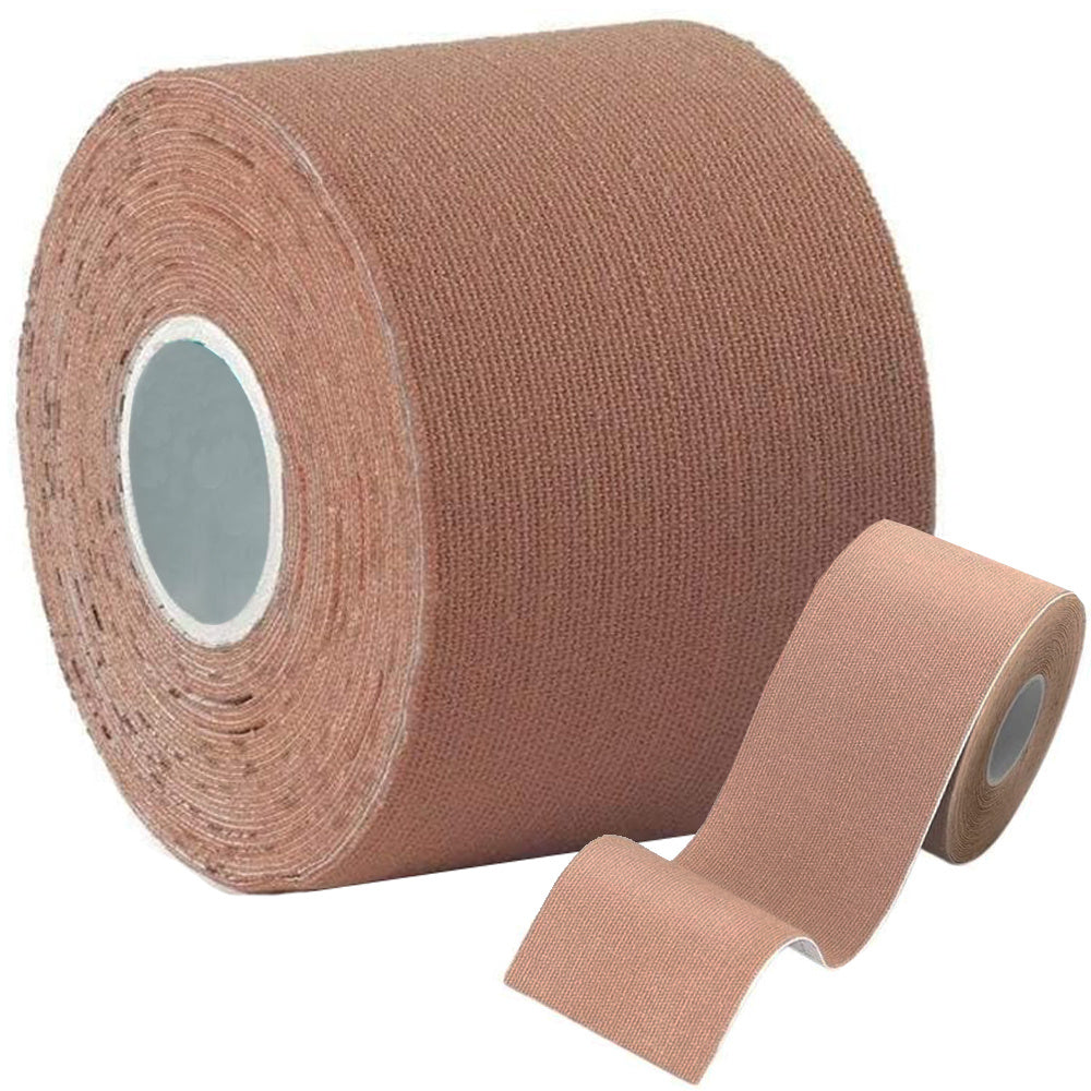 Kinezioloģiskā lente tejpy tejp plāksteri kinesioteiping sports pro 5m Brown