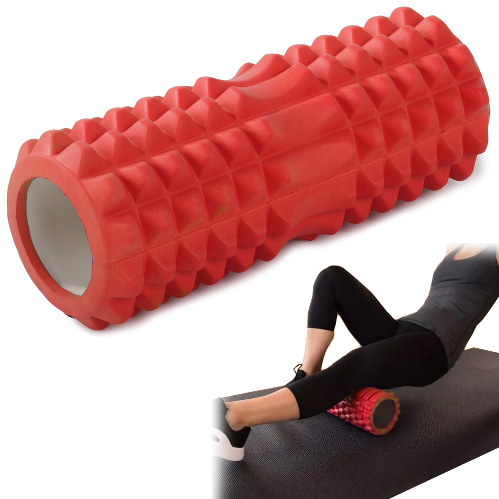 Muguras masāžas rullītis kāju masāžas rullītis crossfit yoga fit masāžas rullītis ar spilventiņiem
