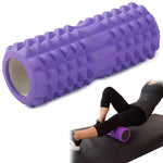 Muguras masāžas rullītis kāju masāžas rullītis crossfit yoga fit masāžas rullītis ar spilventiņiem Violeta
