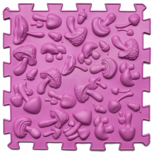 Masāžas ortopēdiskais paklājiņš "Puzzle Mix" Sēnes 1 modulis
