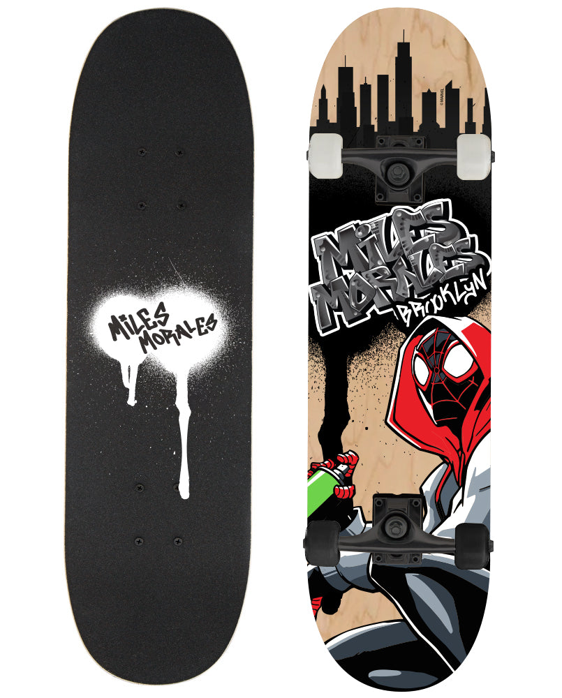 BIG WOODEN Skrituļdēlis SPIDERMAN MILES MORALES
