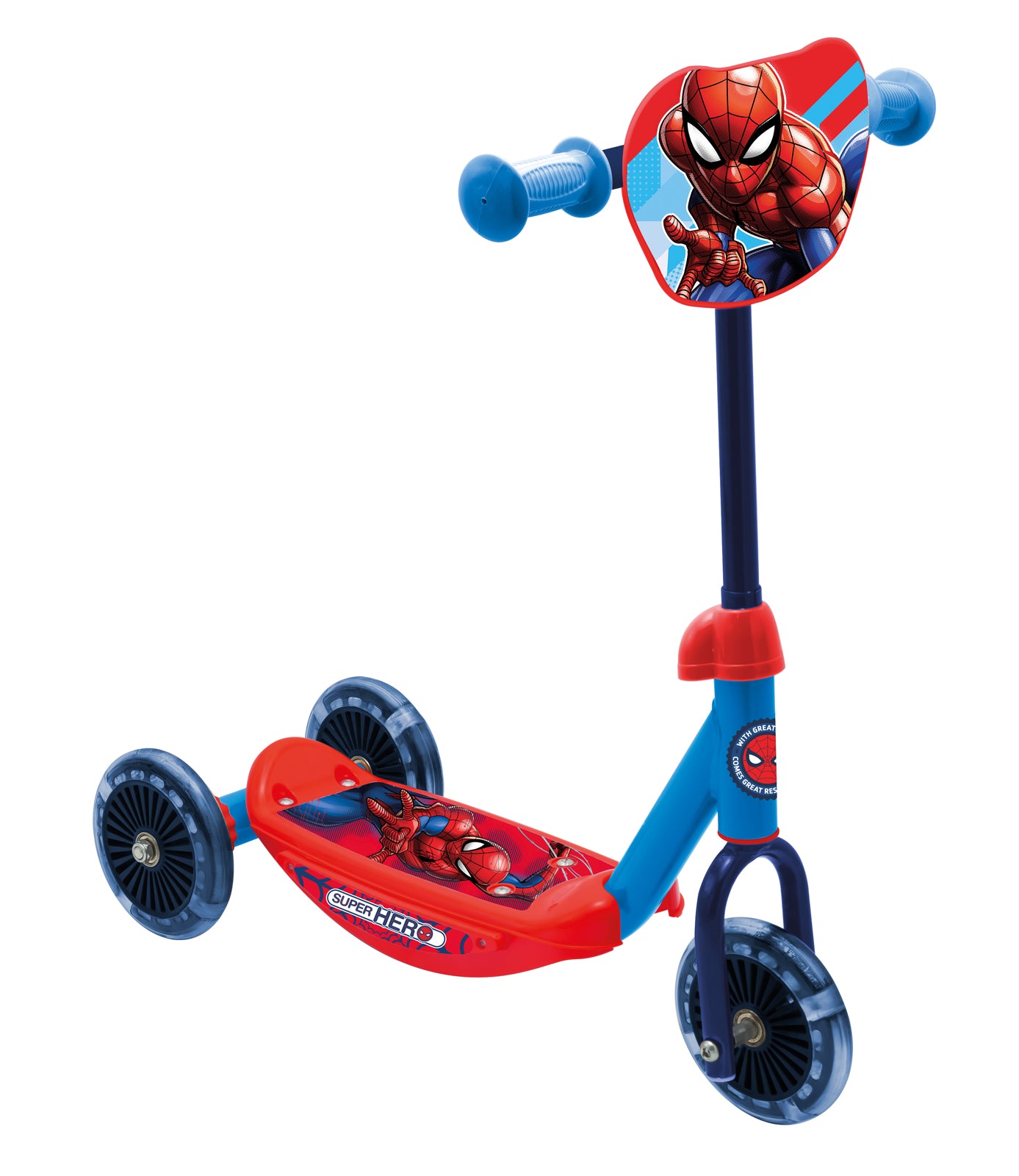 3 WHEELS BABY Skrejritenis SPIDERMAN