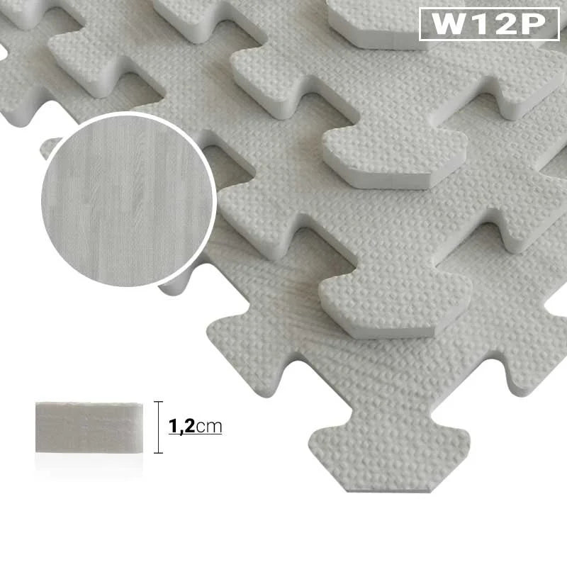 TATAMIX EVA paklāju komplekts W12P ar koka rakstu — 4 gab.