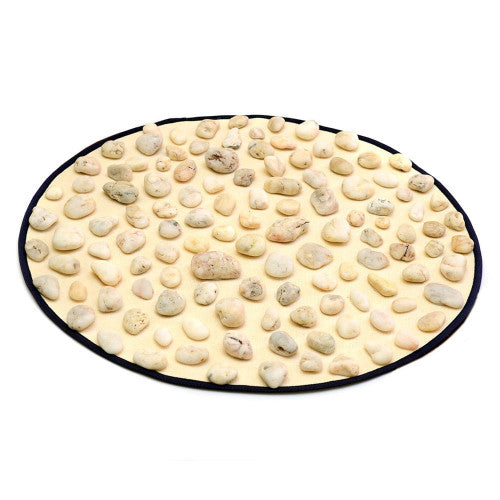 Masāžas paklājiņš “Dabīgie oļi” d 44 cm