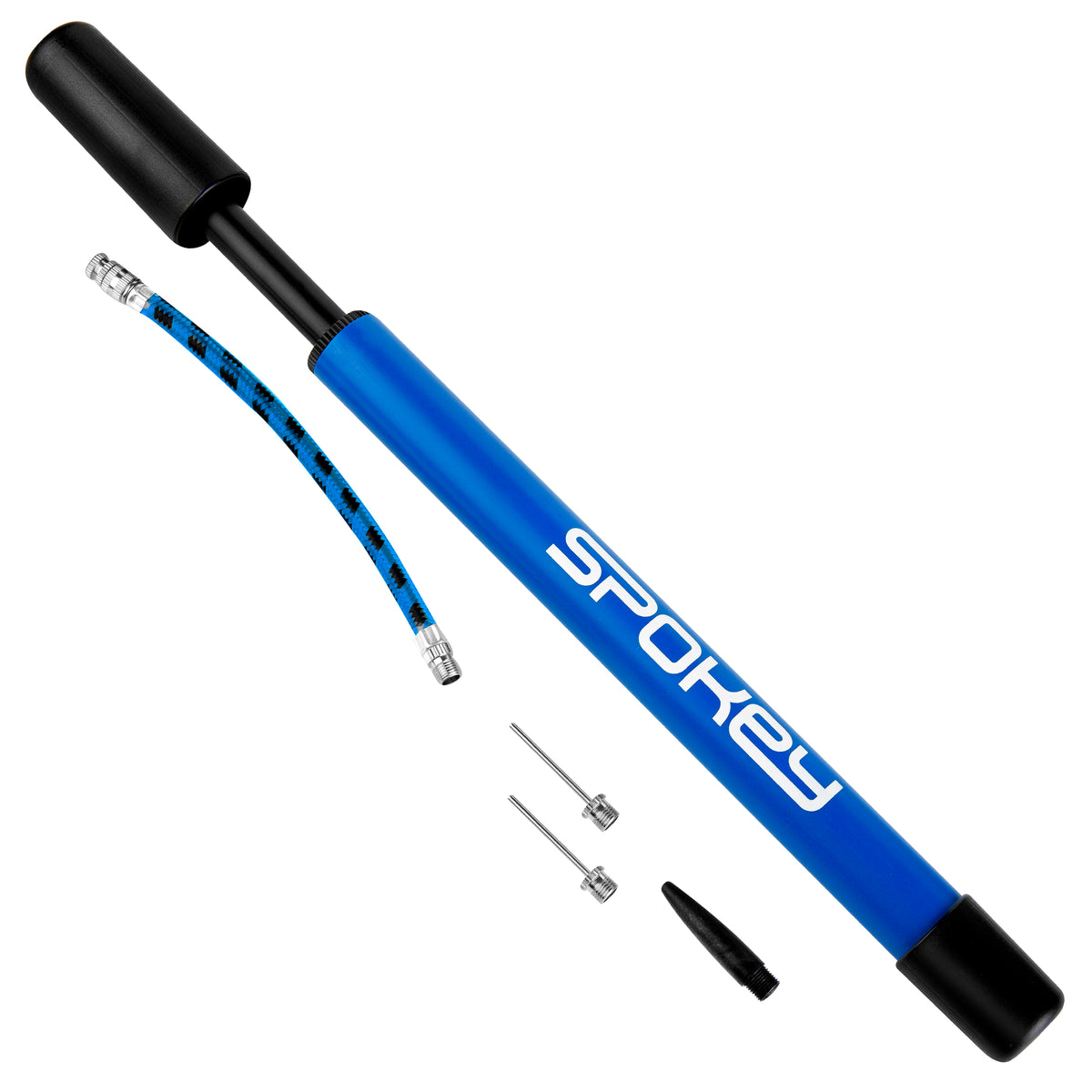 Rokas pumpis Spokey PAMPERO 12 ar šļūteni un 2 uzgaļiem, 30 cm