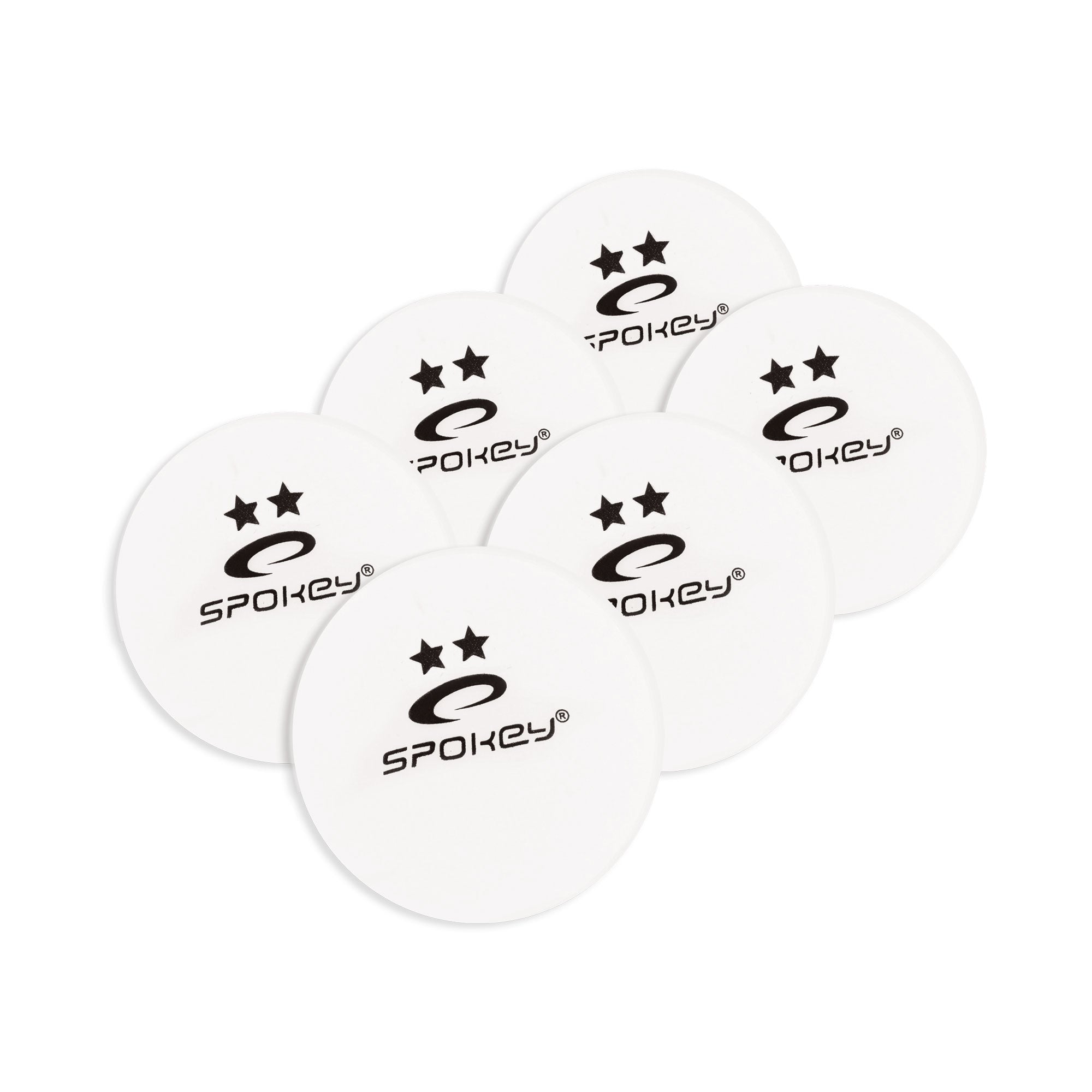 Galda tenisa bumbiņas white Spokey SKILLED 2