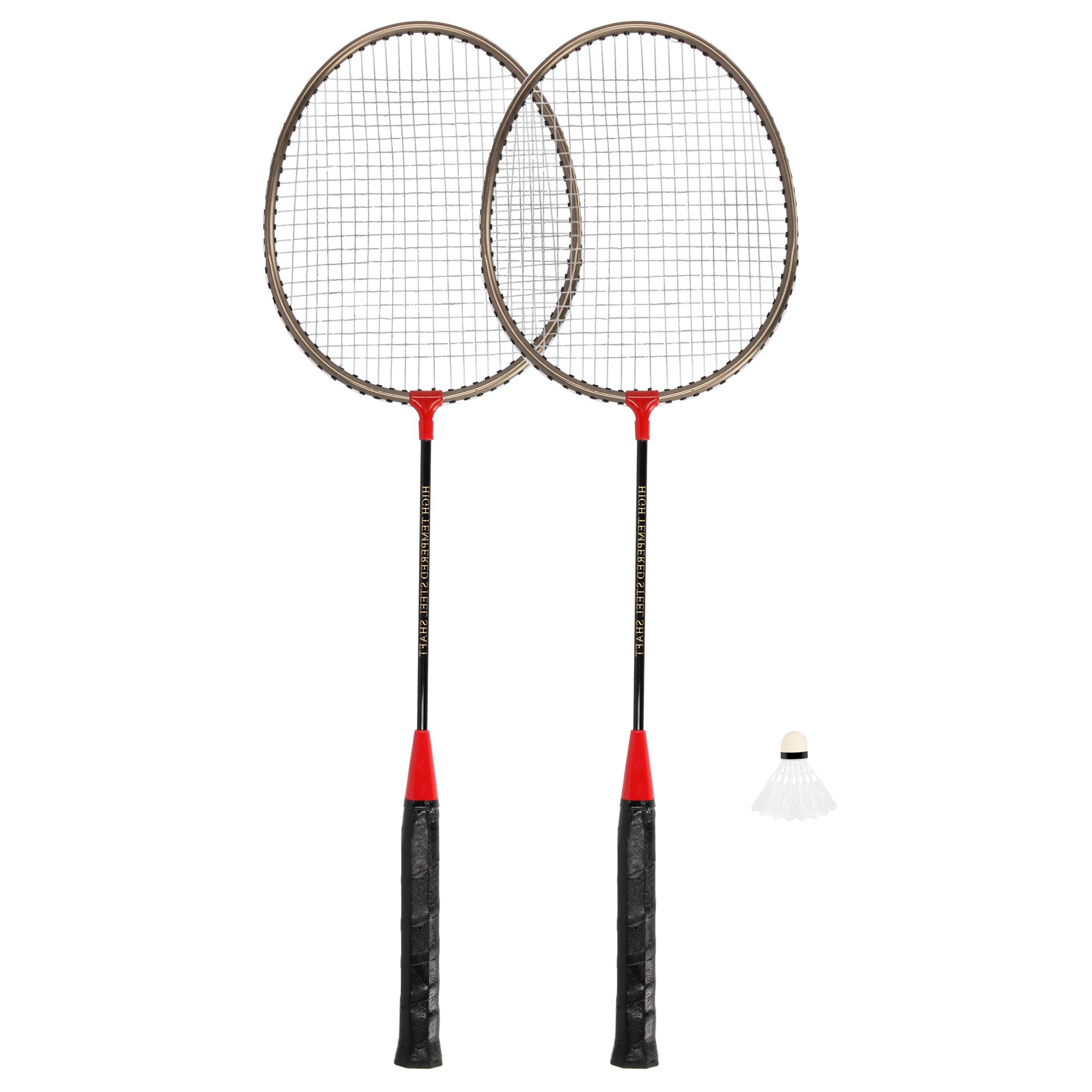 Badmintona komplekts: 2 rackets + shuttlecock + cover Spokey BADMNSET1
