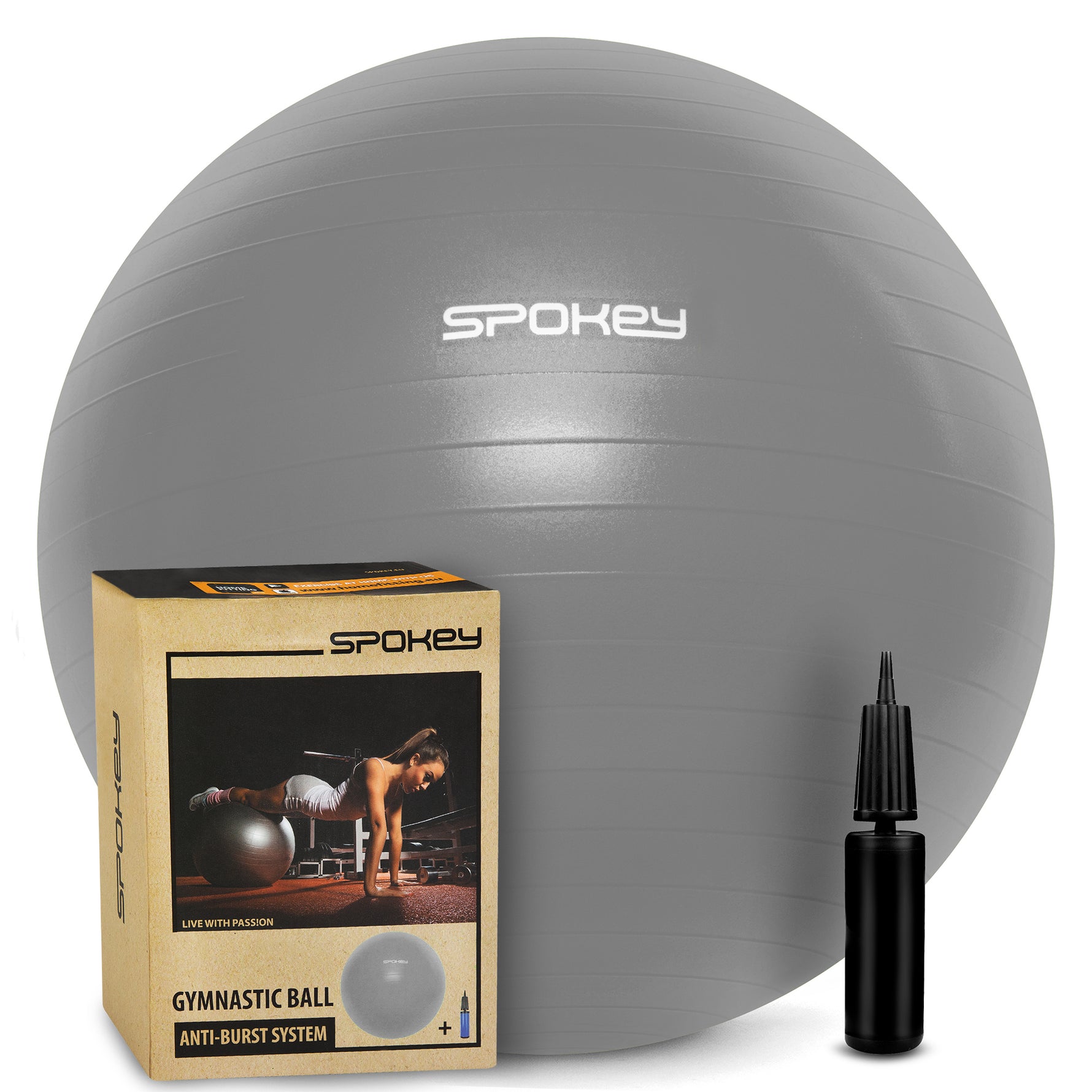 Vingrošanas bumba FITBALL 75cm GY