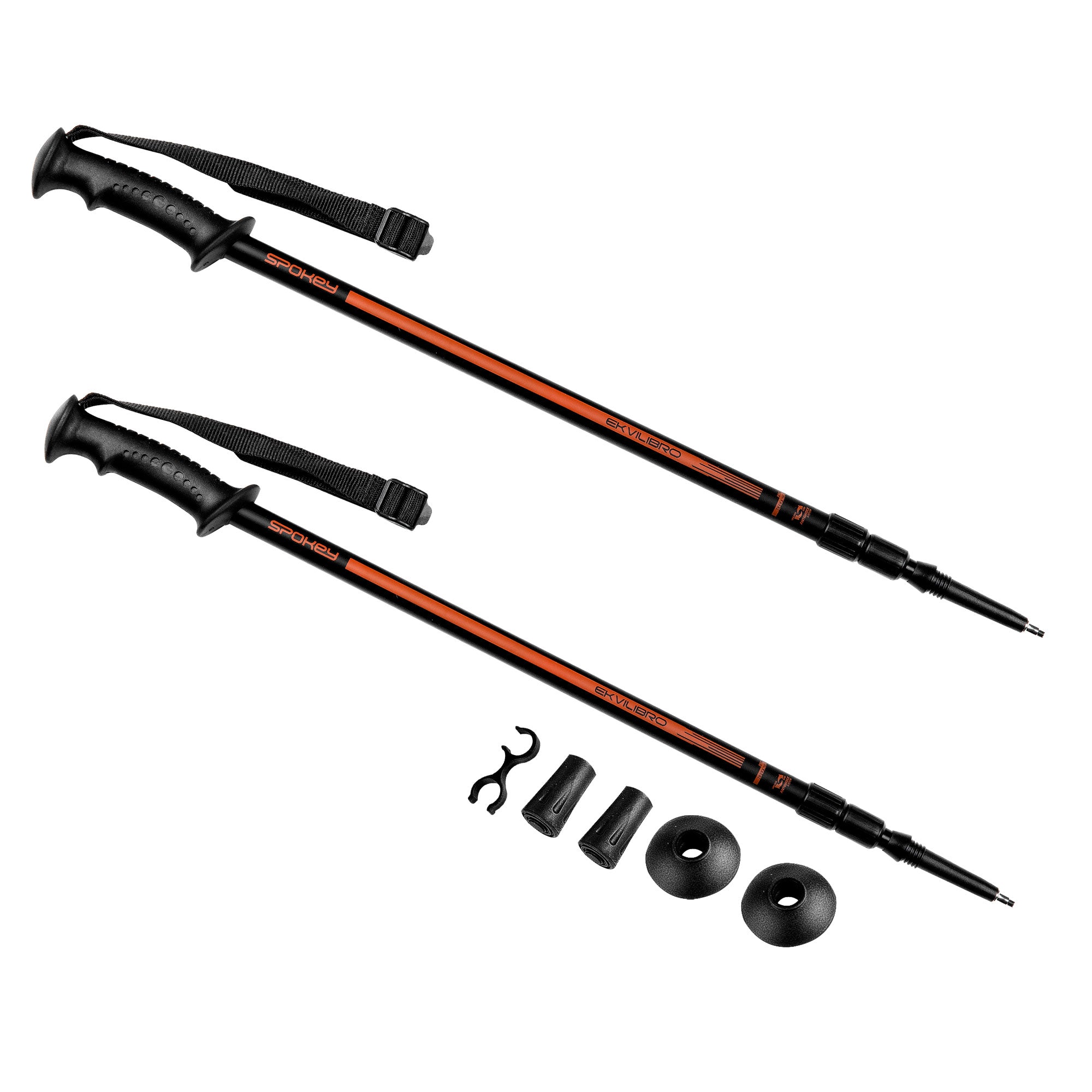 Nūjošanas nūjas 105-135 cm orange Spokey EKVILIBRO