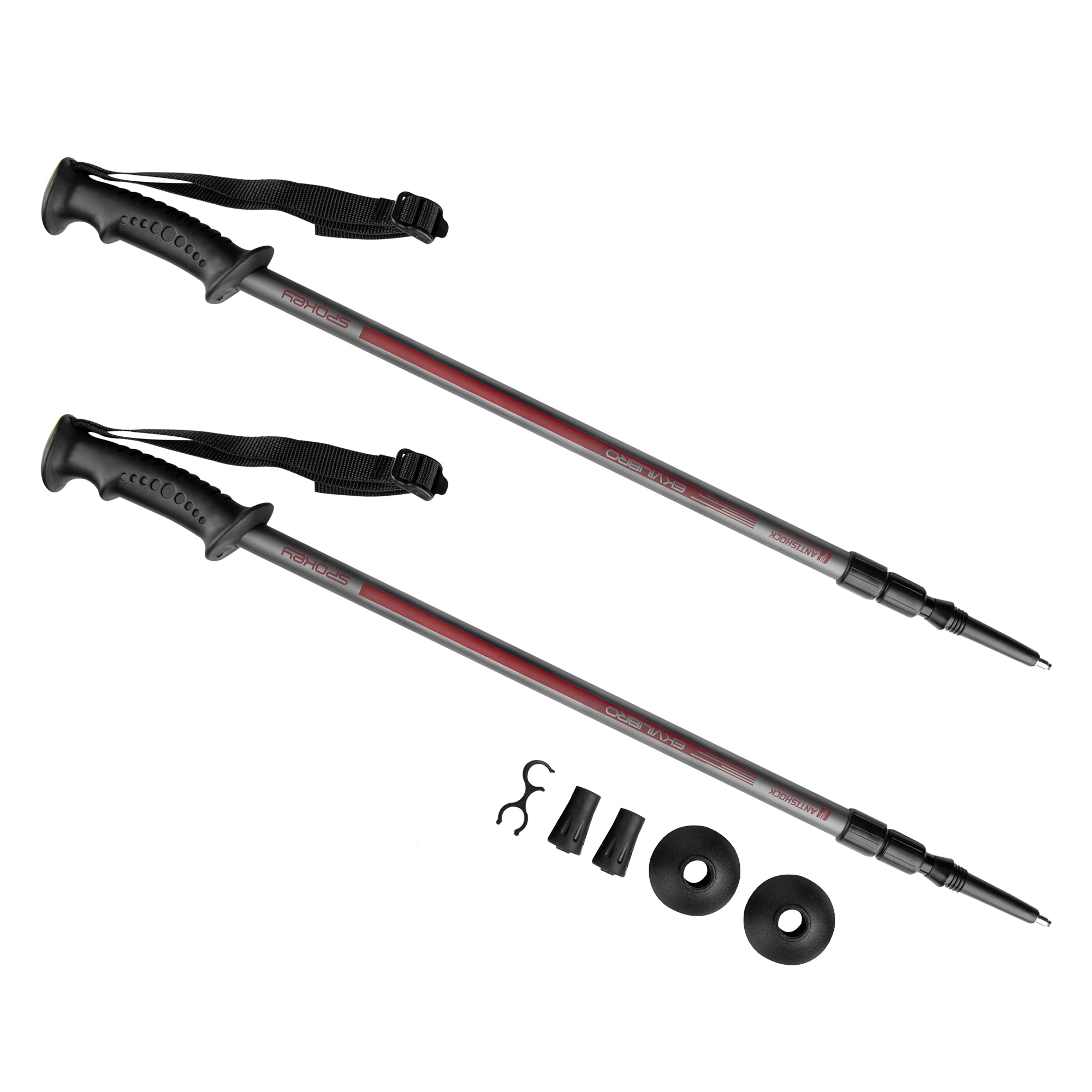 Nūjošanas nūjas 105-135 cm grey Spokey EKVILIBRO
