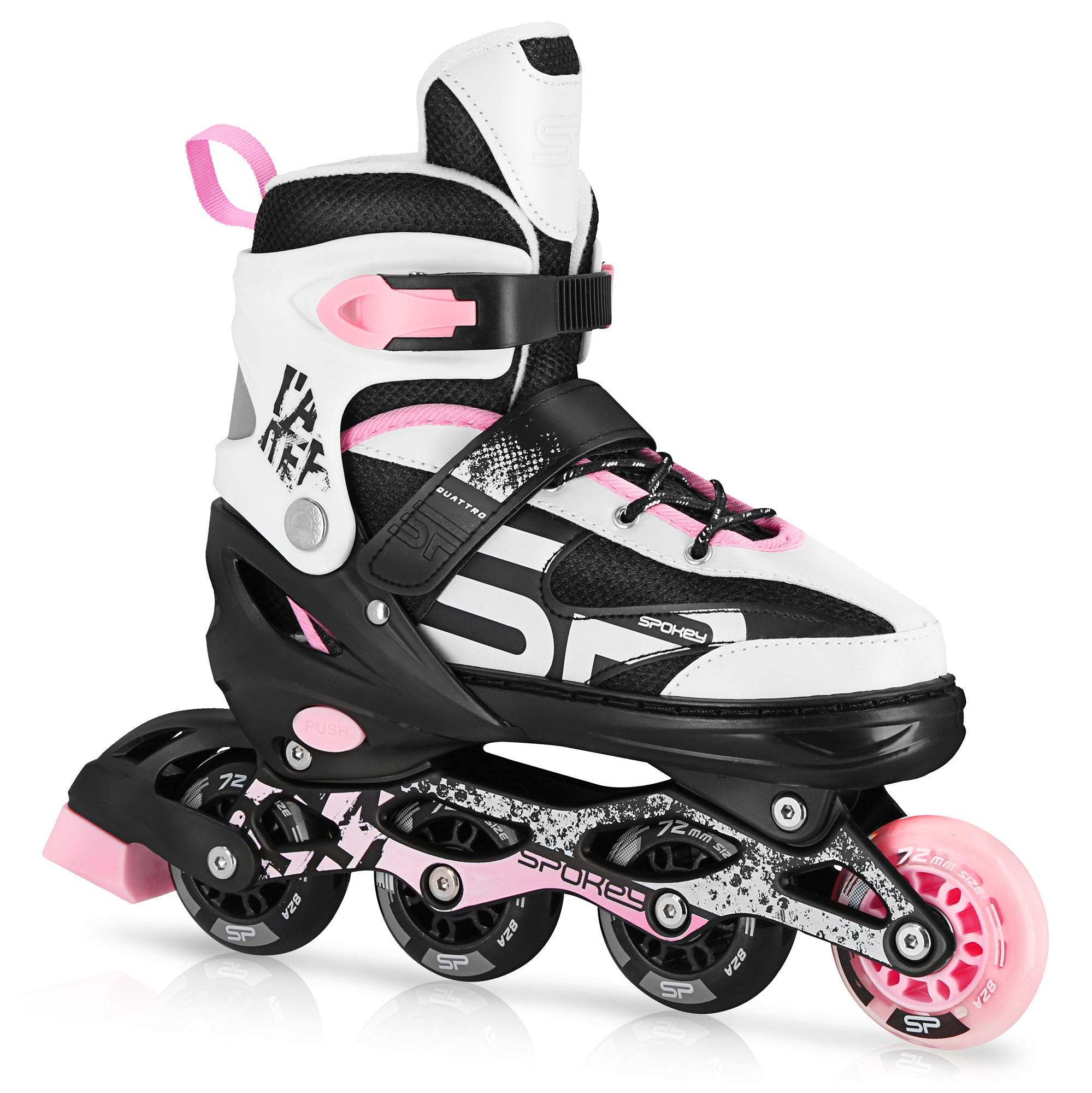 Skrituļslidas/ slidas QUATTRO 4IN1 38-41 BK/PK