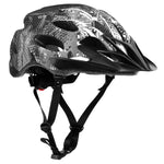 Spokey CHECKPOINT pelēka viziera velosipēda ķivere 58-61cm
