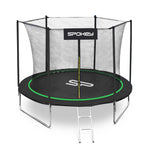 Dārza batuts 244 cm zaļa Spokey JUMPER