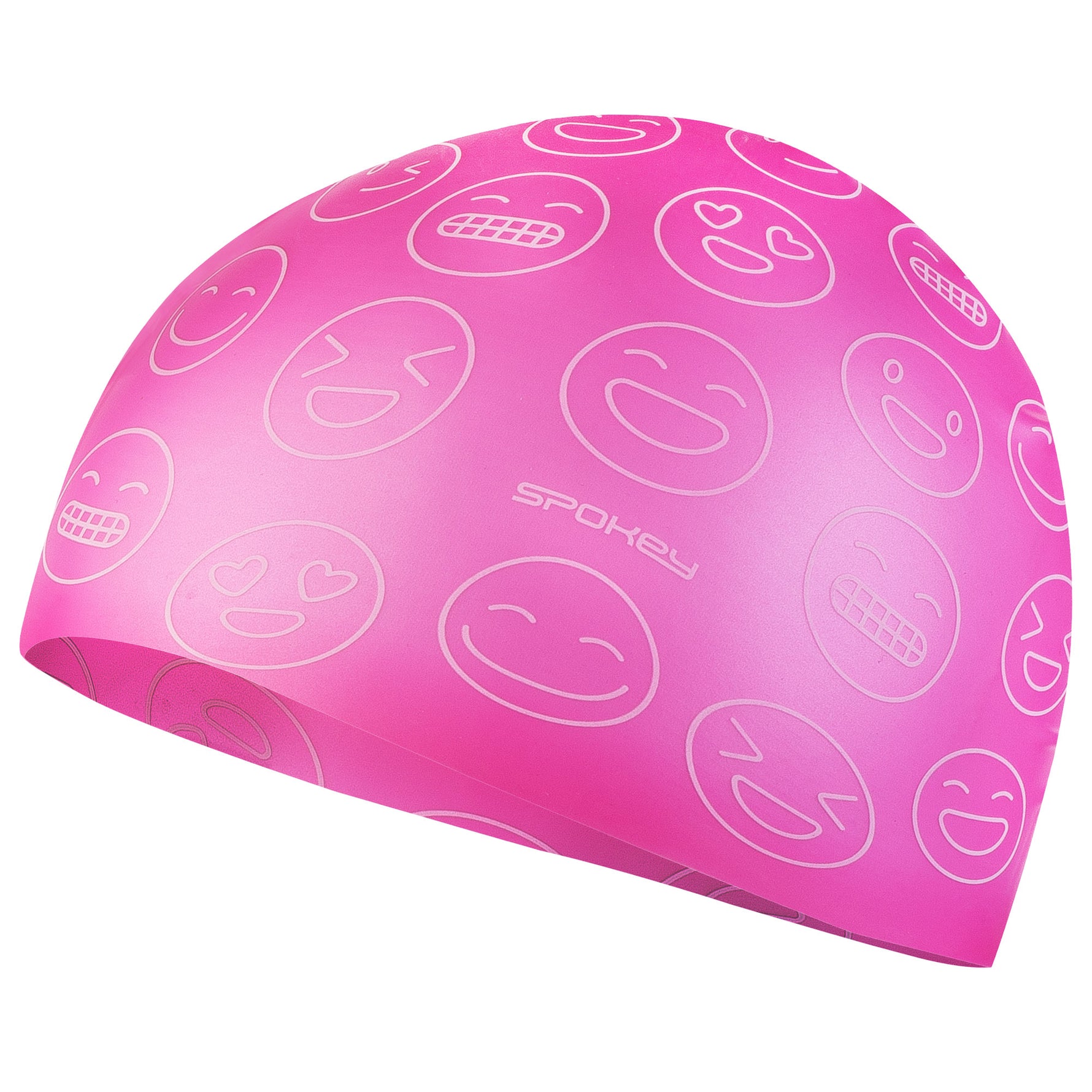 Swimming cap pink Spokey EMOJI