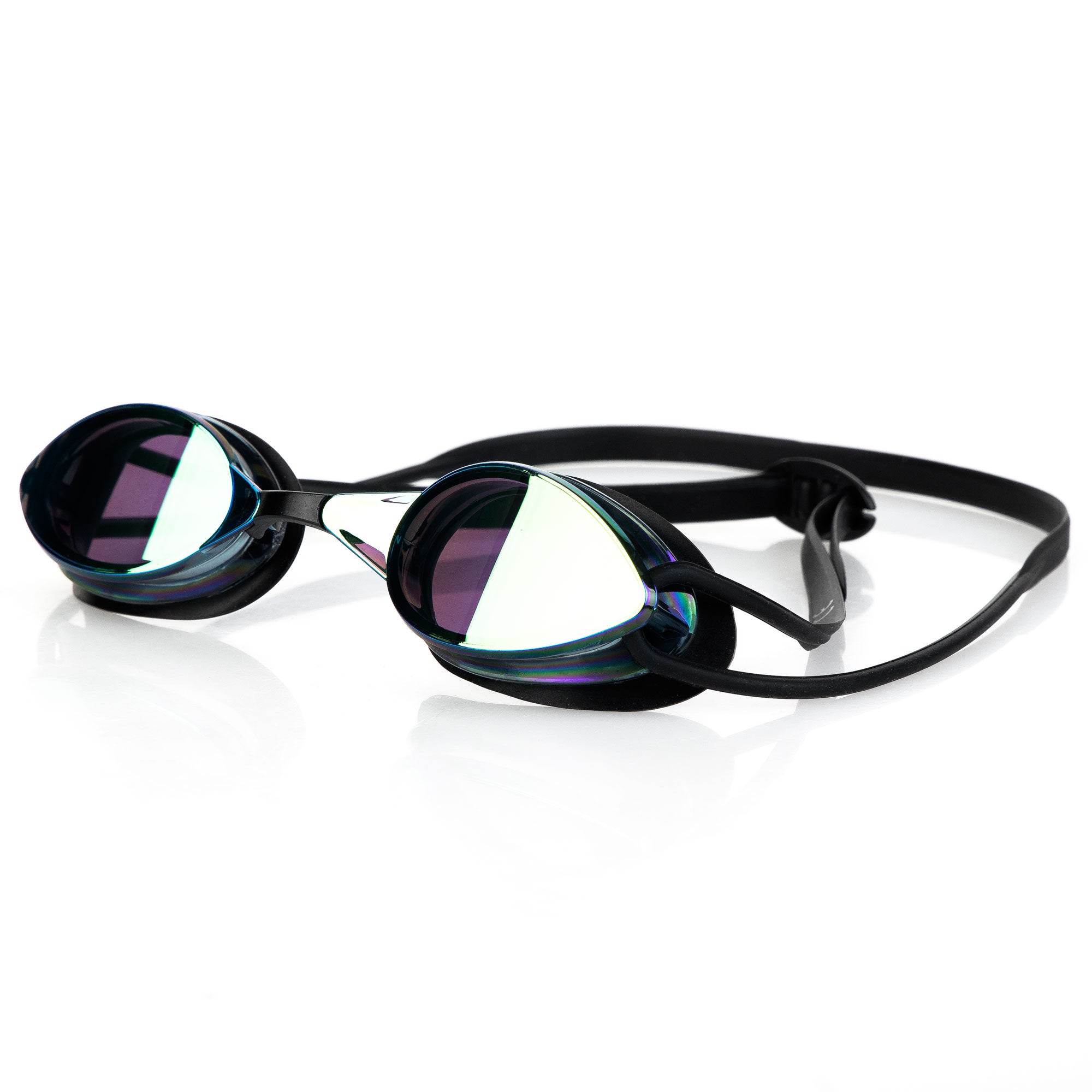 Swimming goggles with two stripes black Spokey SPARKI